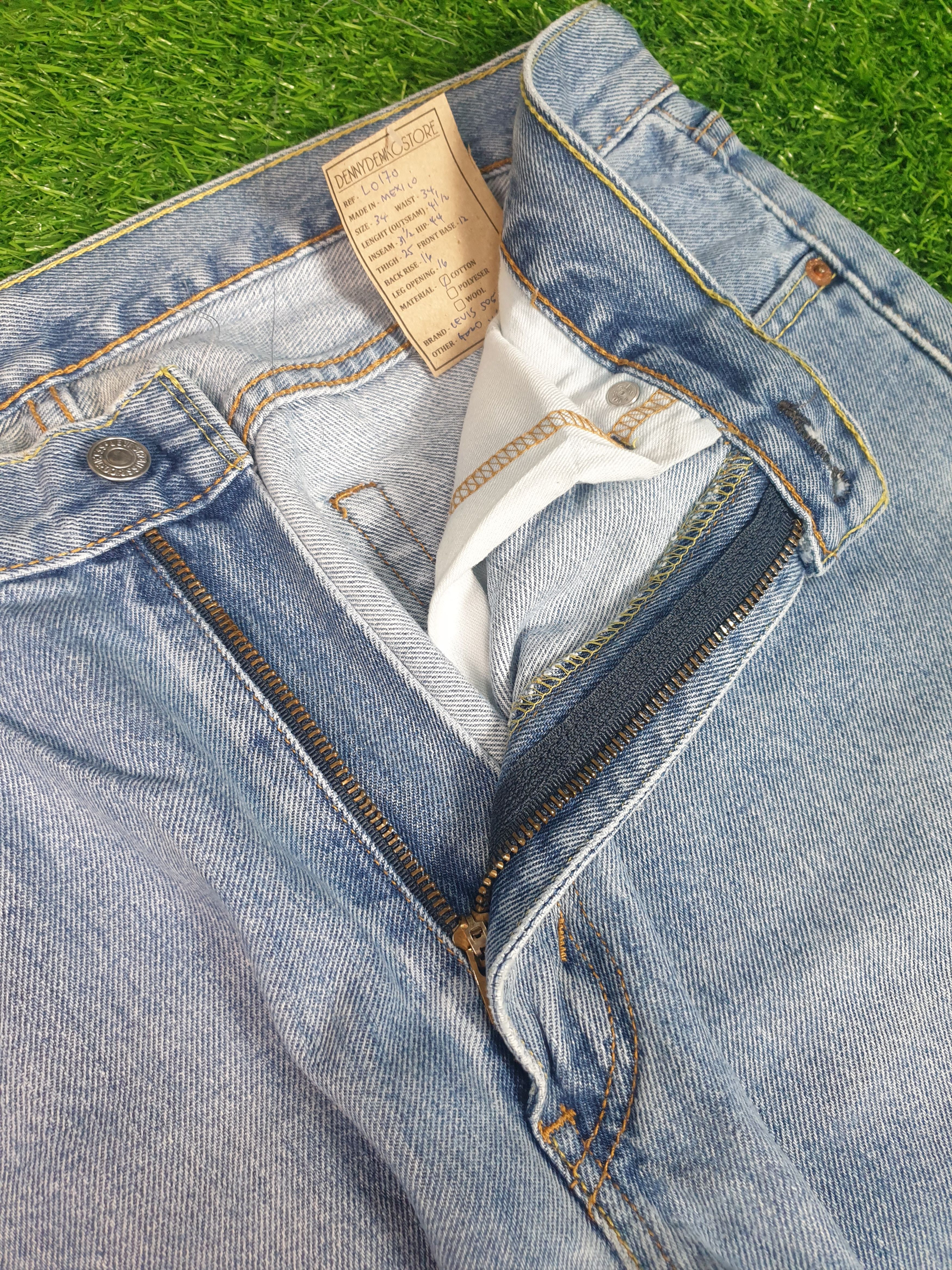 Levi's Vintage LEVIS 505 Light Wash Faded Size 35X31.5 Jeans L0170 Size US 35 - 8 Thumbnail