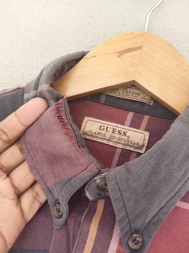 Vintage Guess Faded Flannel