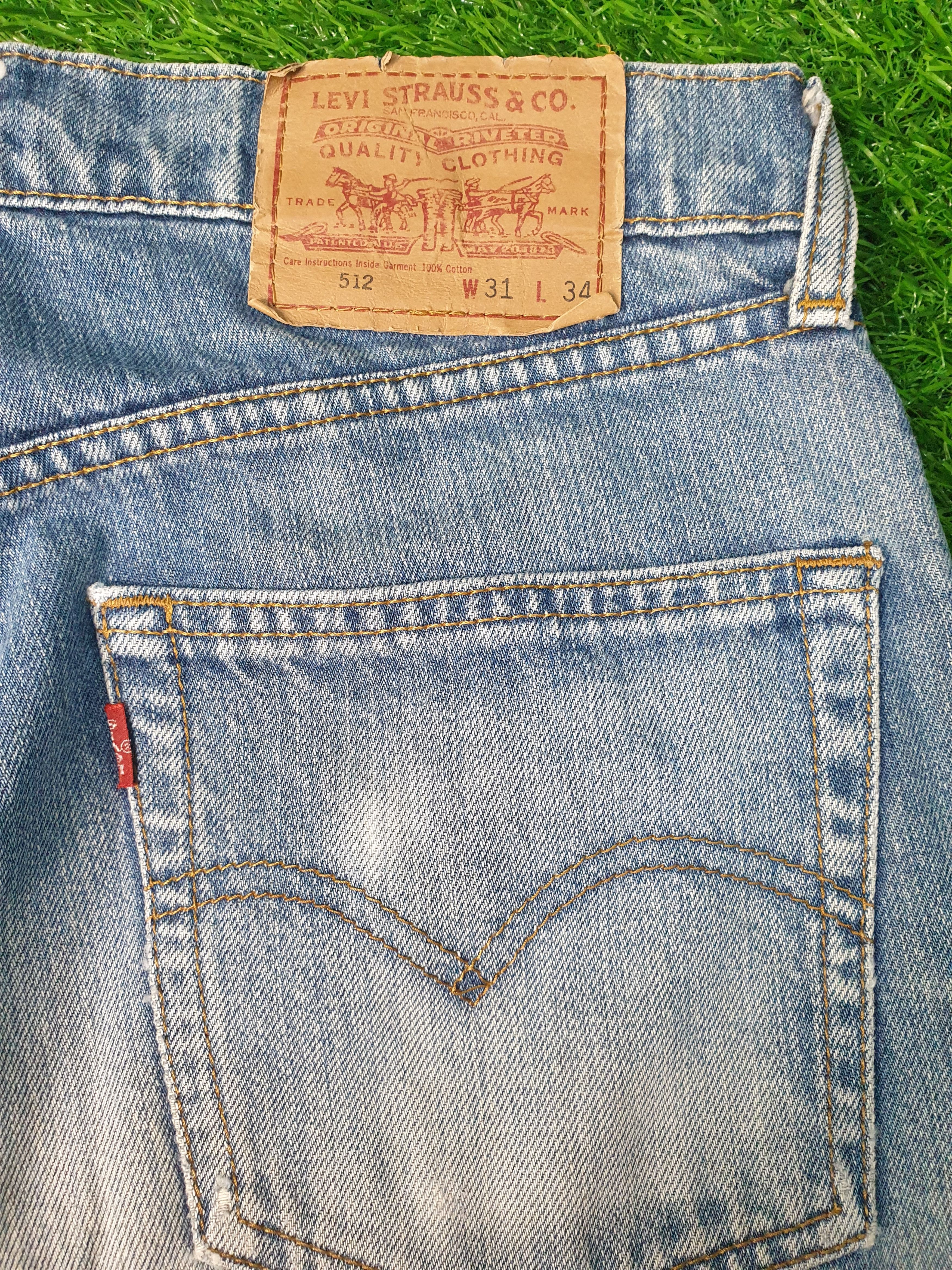 Levi's Vintage LEVIS 512 Light Wash Faded Size 30X34.5 Jeans L0161 Size US 30 / EU 46 - 8 Thumbnail