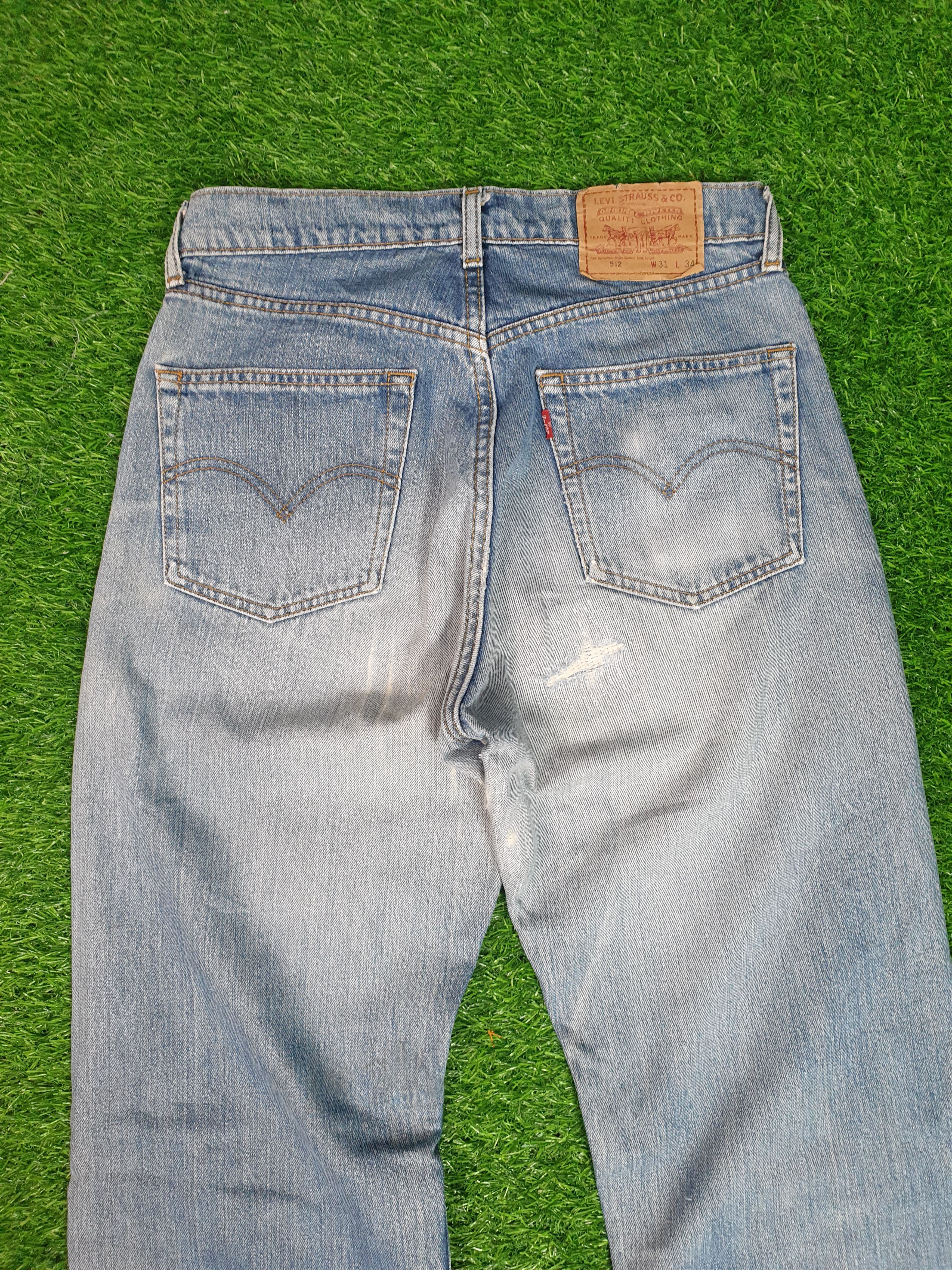Levi's Vintage LEVIS 512 Light Wash Faded Size 30X34.5 Jeans L0161 Size US 30 / EU 46 - 5 Thumbnail