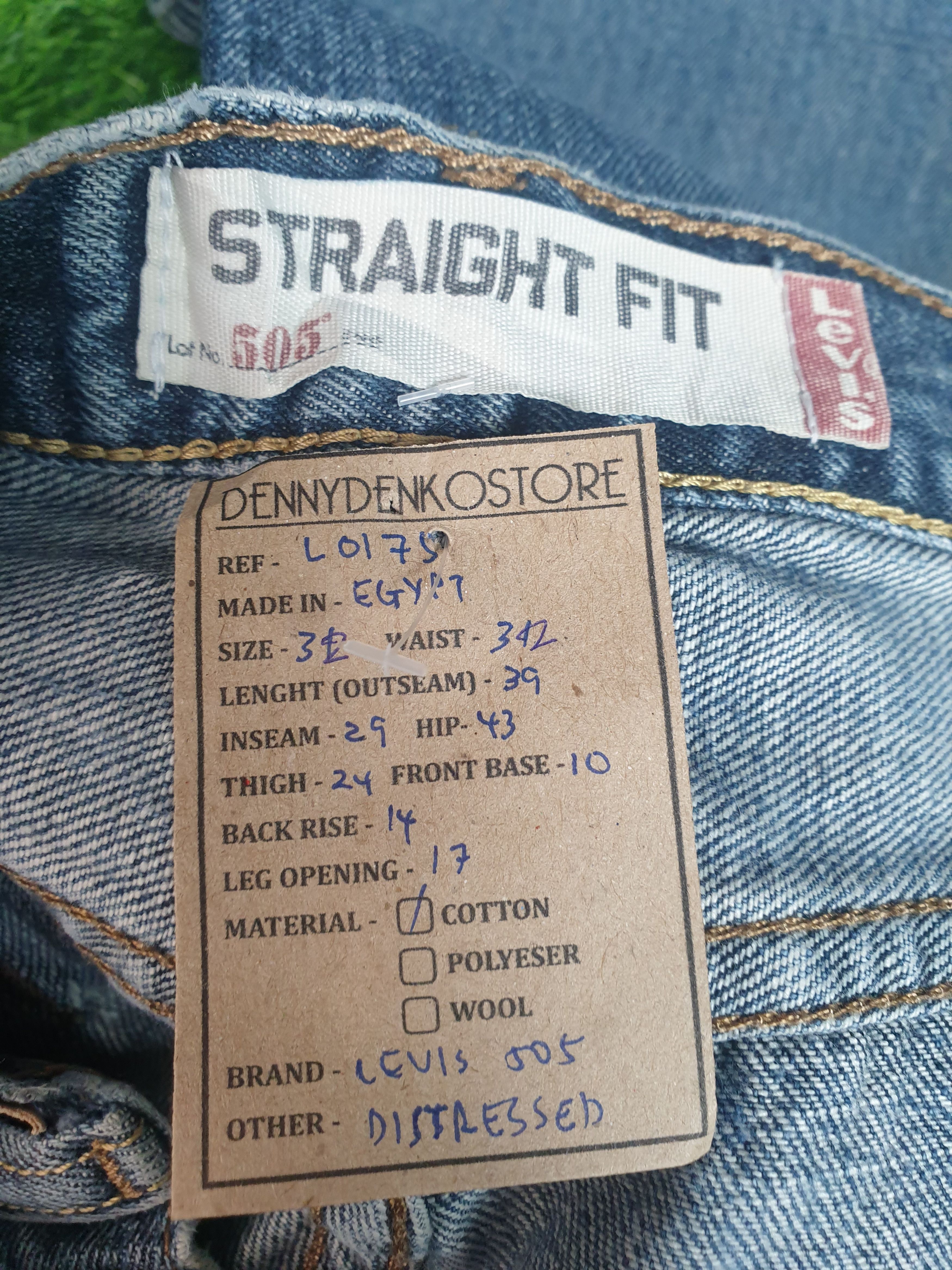 Levi's Vintage Clothing LEVIS 505 Medium Wash Distressed Size 32X29 Jeans L0175 Size US 32 / EU 48 - 14 Thumbnail