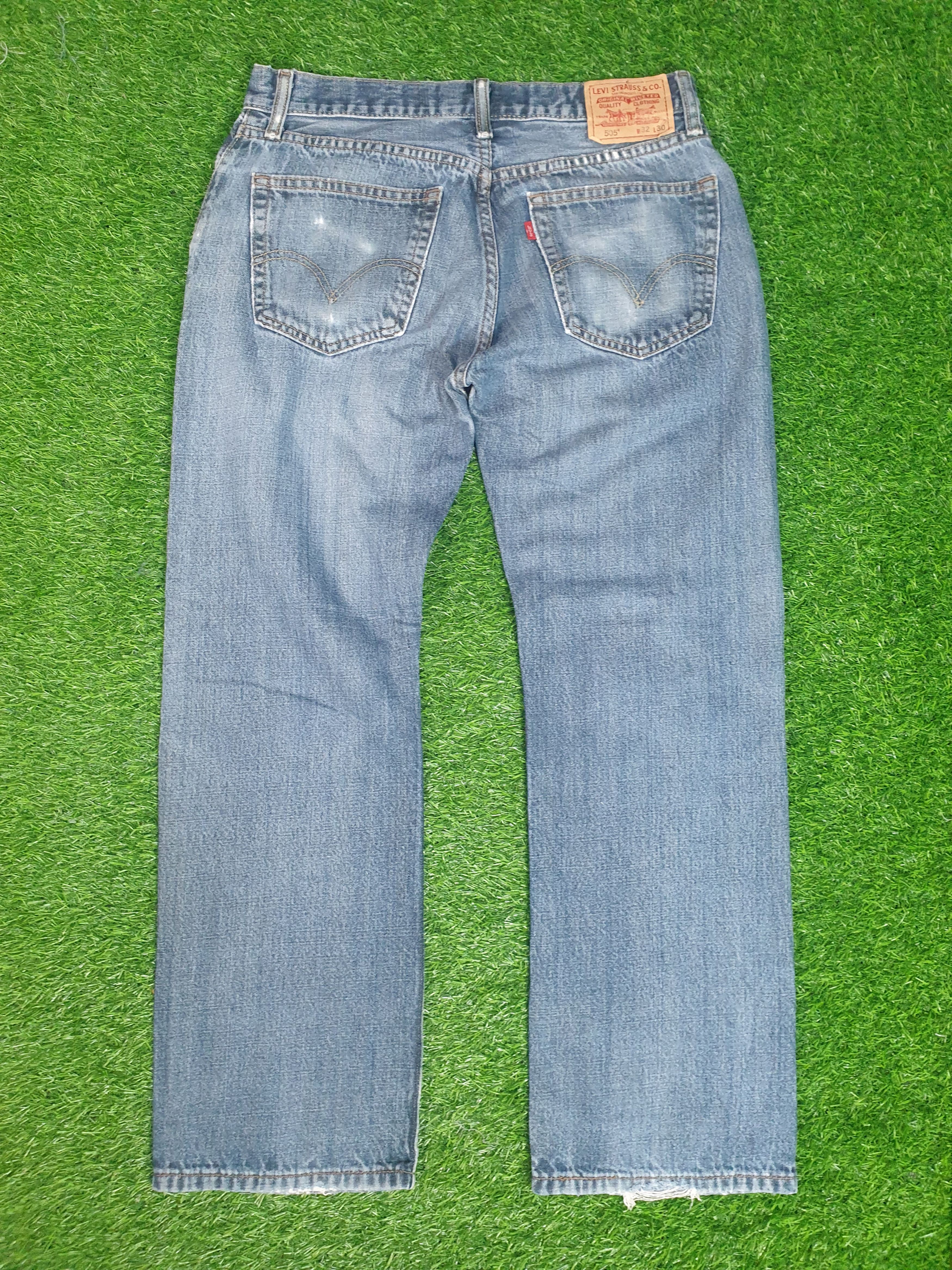 Levi's Vintage Clothing LEVIS 505 Medium Wash Distressed Size 32X29 Jeans L0175 Size US 32 / EU 48 - 2 Thumbnail