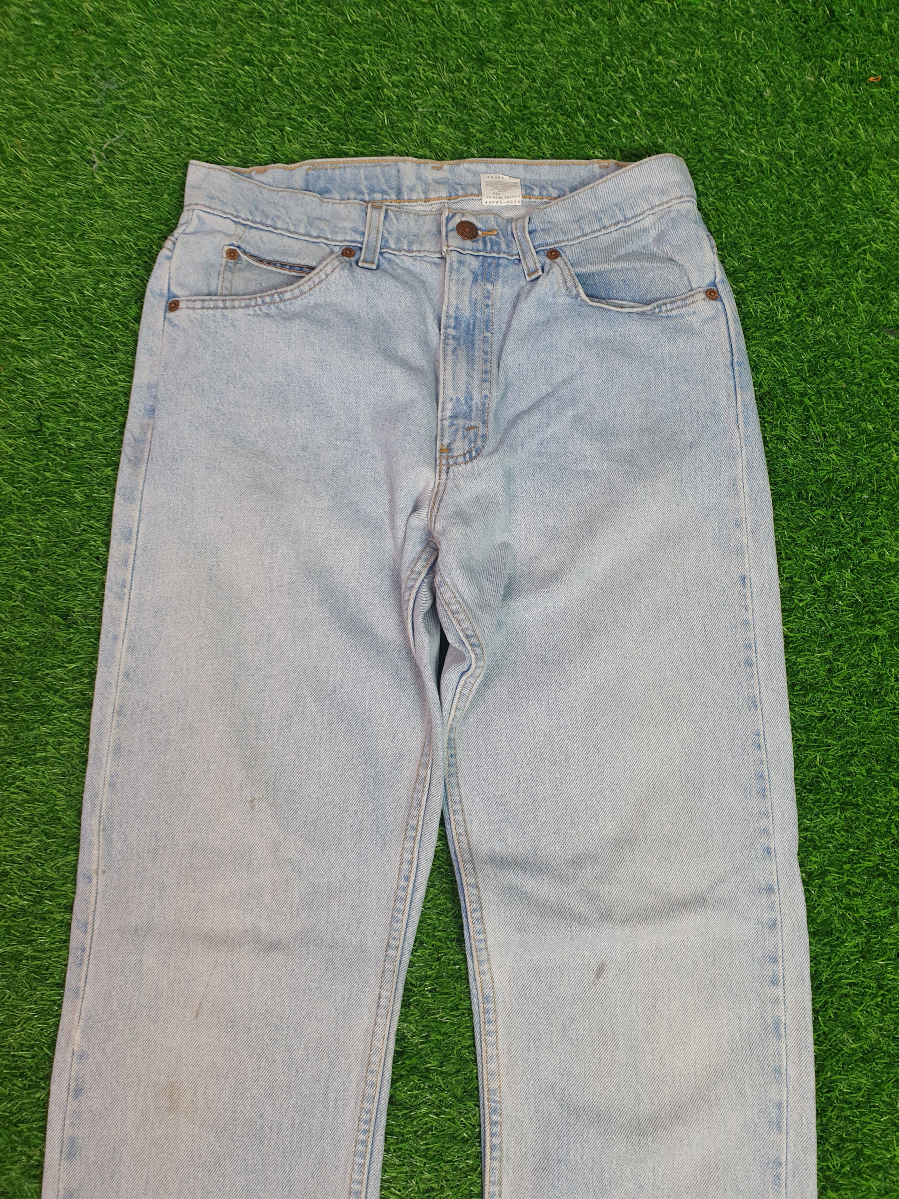 Levi's Vintage 90's LEVIS 505 Sun Faded Orange Tag 31X33 L0124 Size US 31 - 4 Thumbnail