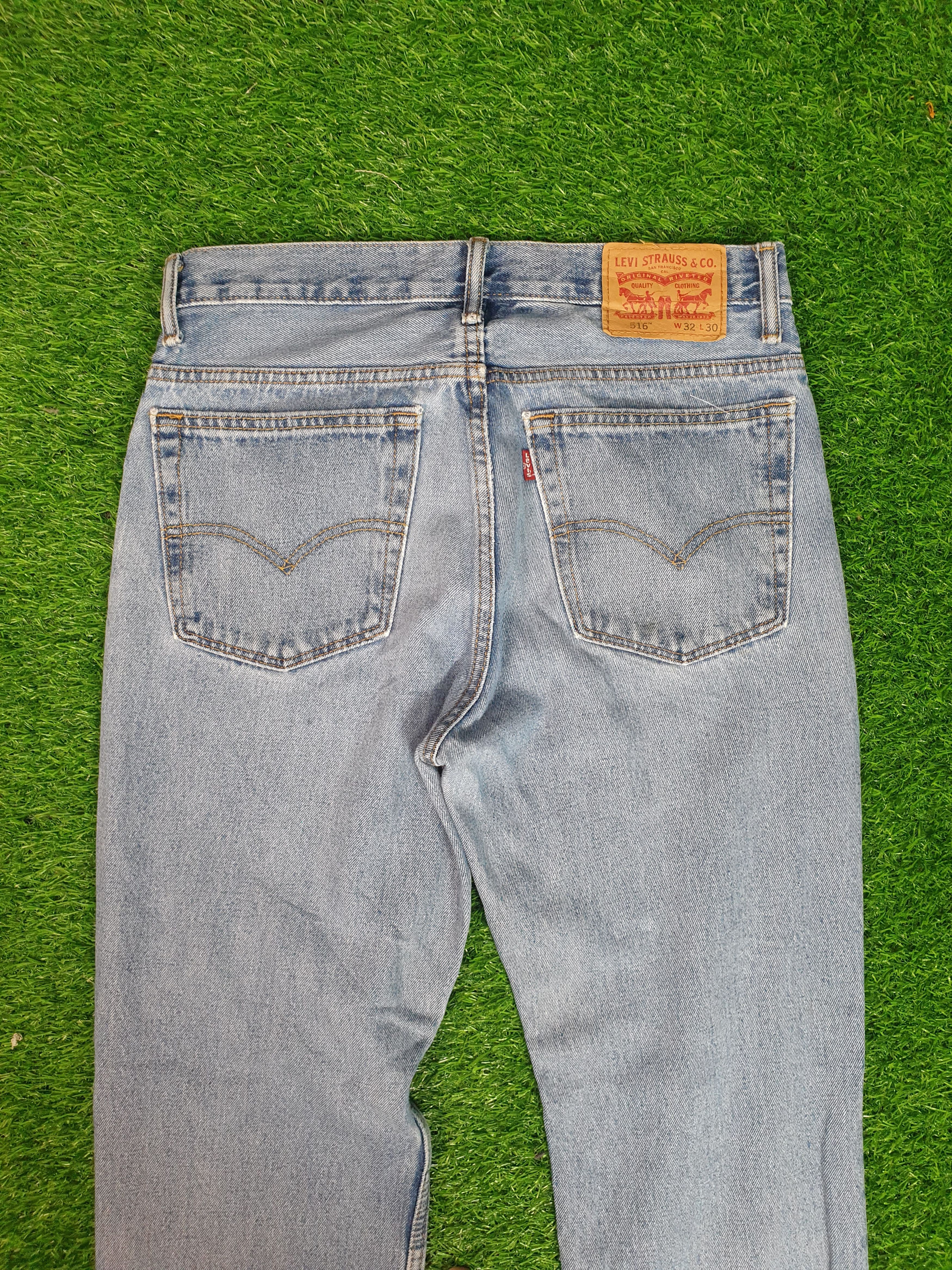 Levi's Vintage LEVIS 516 Sun Faded Distressed 32X29 Jeans L0057 Size US 32 / EU 48 - 3 Thumbnail