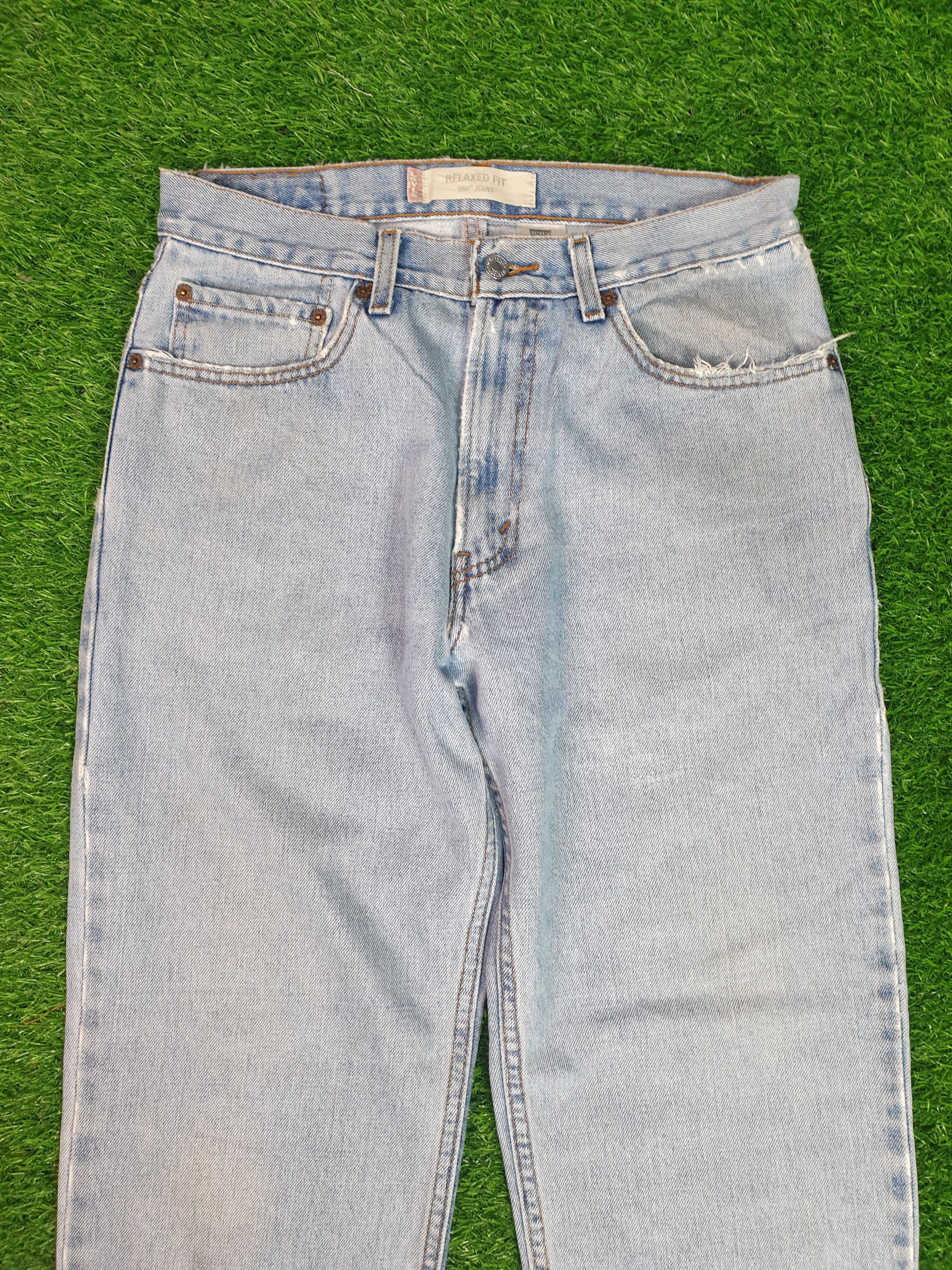 Levi's Vintage LEVIS 550 Faded Distressed Size 31X29 Jeans L0133 Size US 31 - 4 Thumbnail