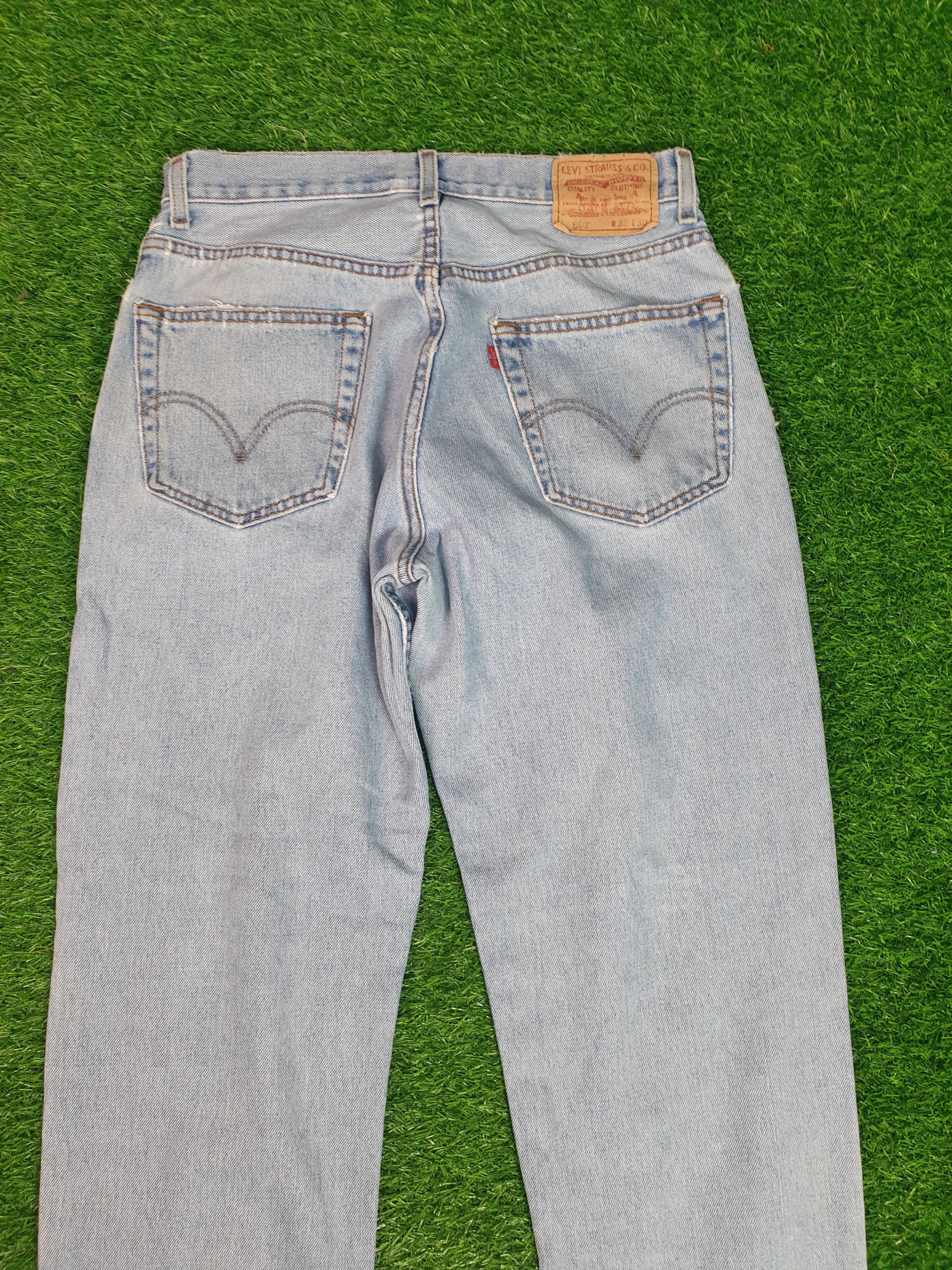 Levi's Vintage LEVIS 550 Faded Distressed Size 31X29 Jeans L0133 Size US 31 - 5 Thumbnail