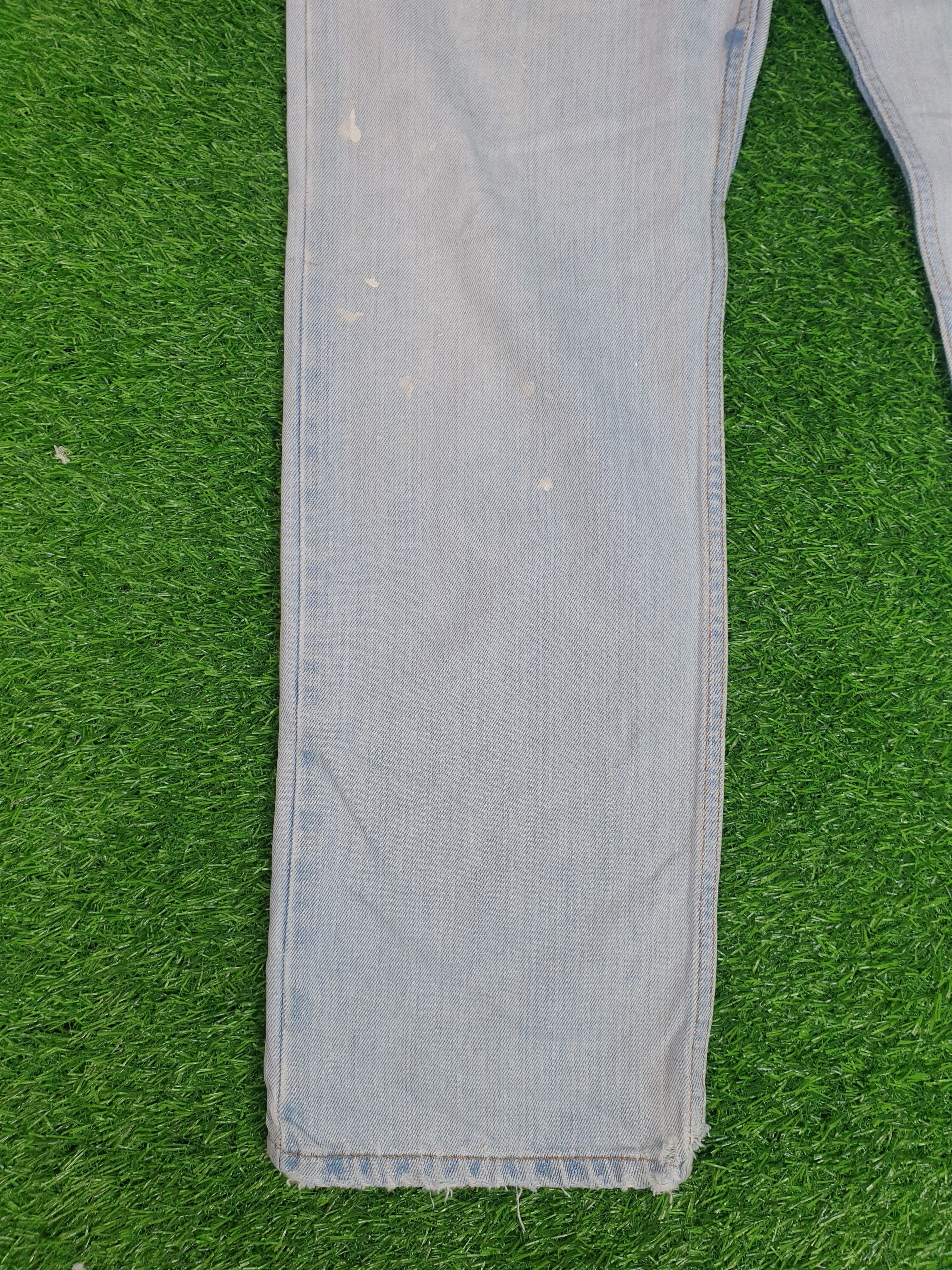 Levi's Vintage Clothing Vintage LEVIS 505 Faded Paint Effect Stain 34X31.5 L0118 Size US 34 / EU 50 - 3 Thumbnail