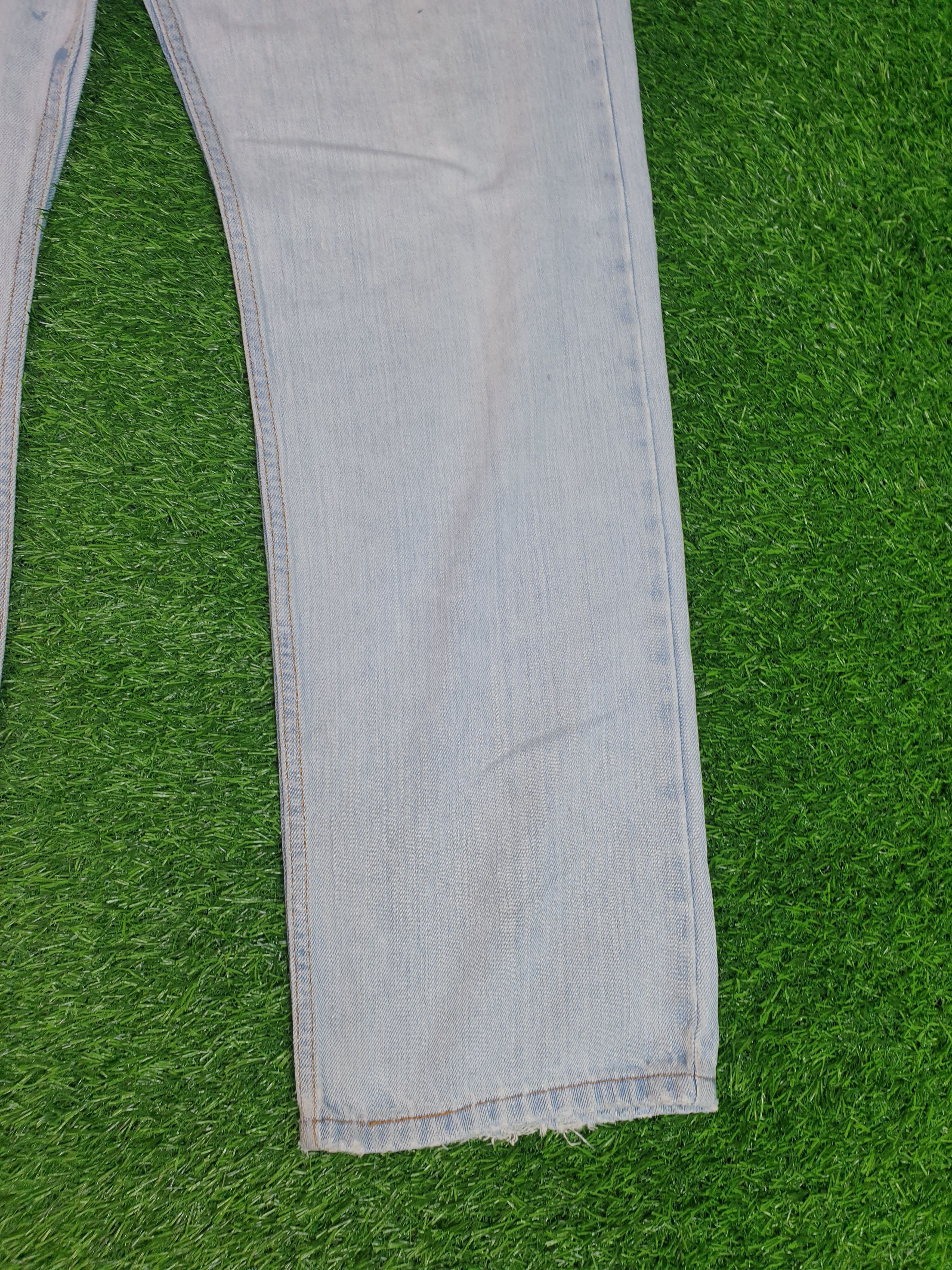 Levi's Vintage Clothing Vintage LEVIS 505 Faded Paint Effect Stain 34X31.5 L0118 Size US 34 / EU 50 - 4 Thumbnail