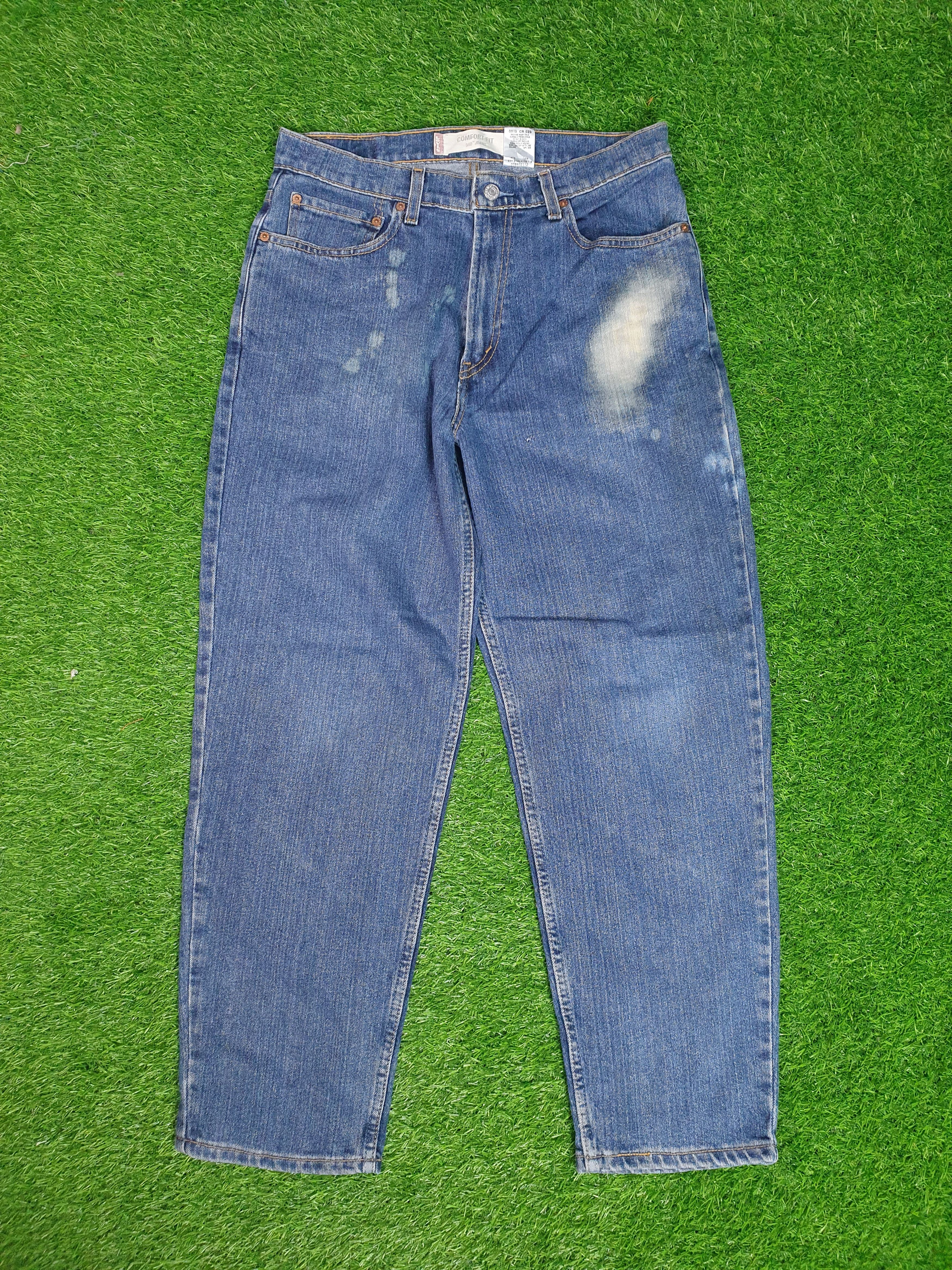 Vintage LEVIS 560 Bleach Distressed Size 33X29 Jeans L0117