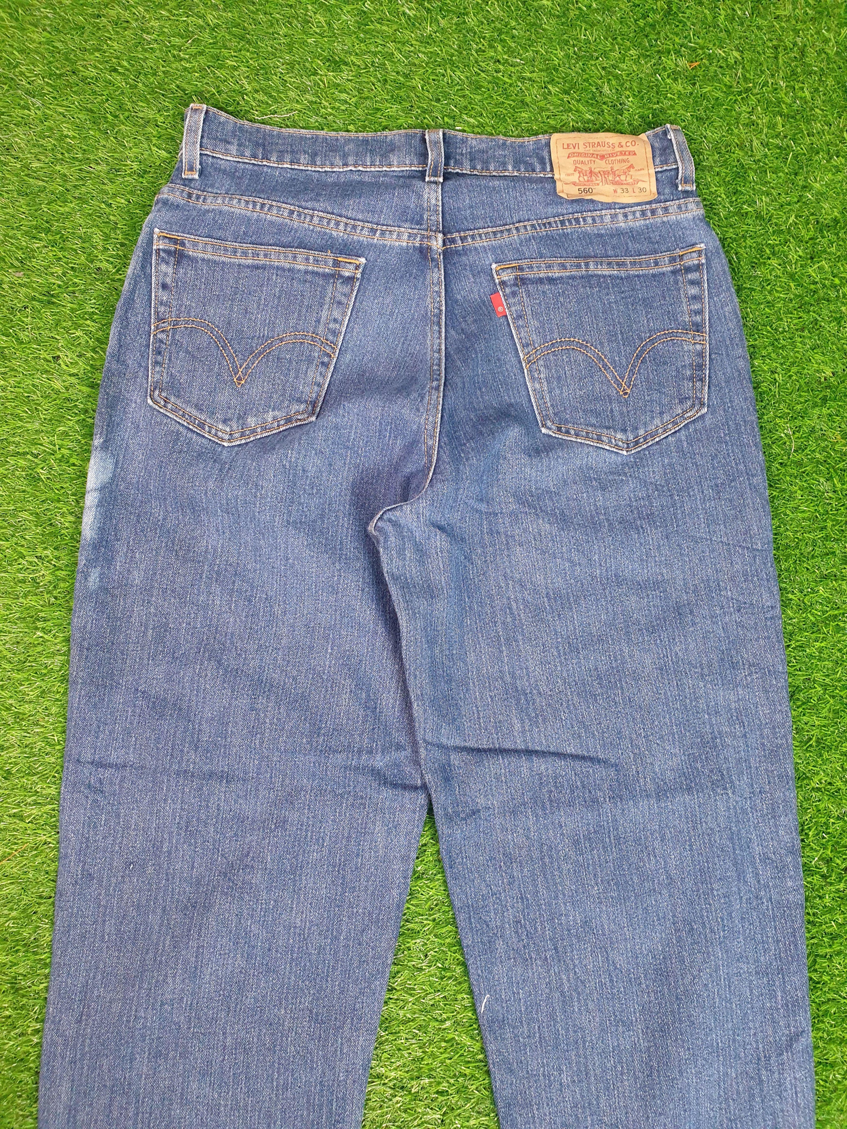 Levi's Vintage LEVIS 560 Bleach Distressed Size 33X29 Jeans L0117 Size US 32 / EU 48 - 7 Thumbnail