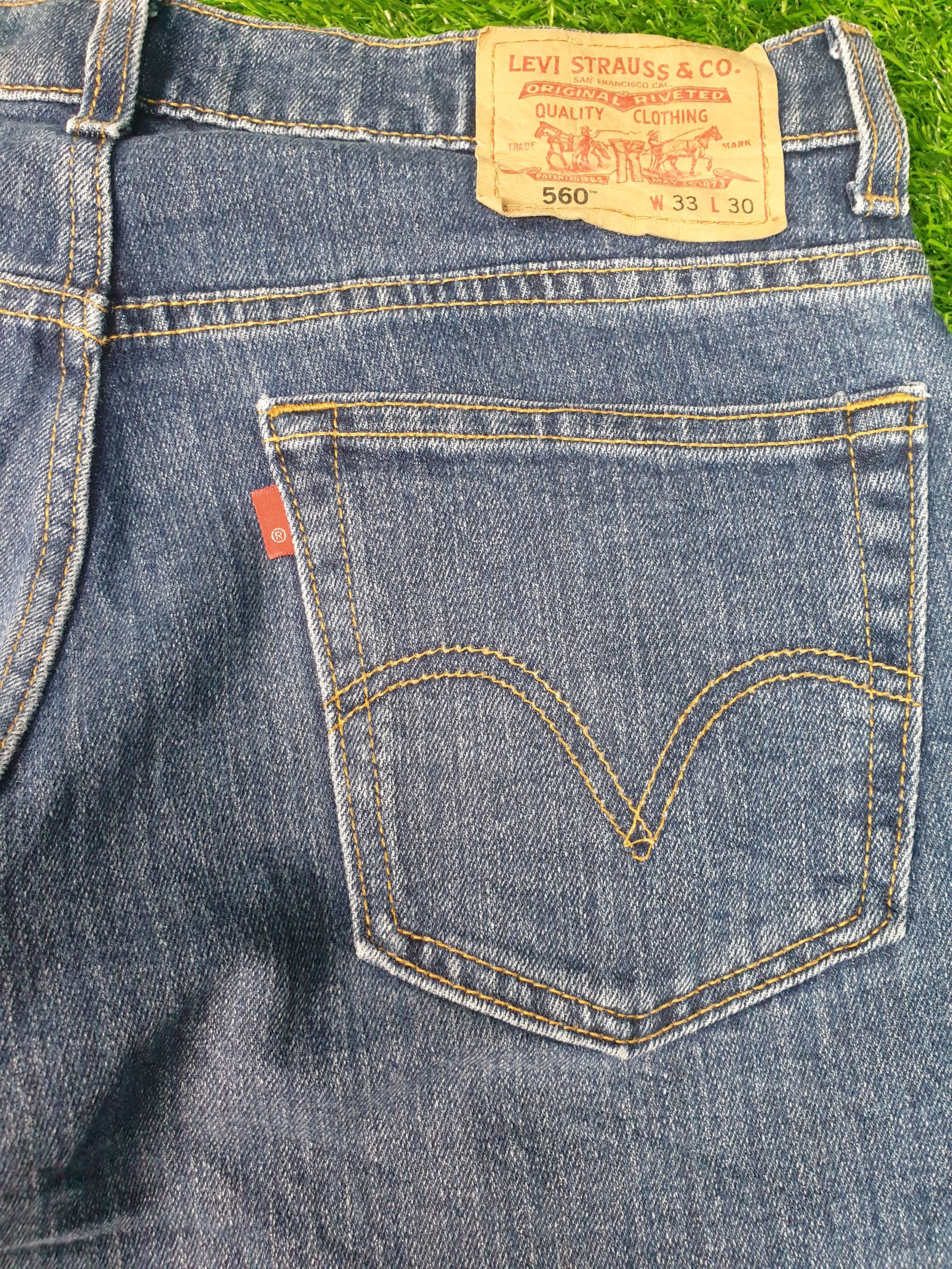 Levi's Vintage LEVIS 560 Bleach Distressed Size 33X29 Jeans L0117 Size US 32 / EU 48 - 10 Thumbnail