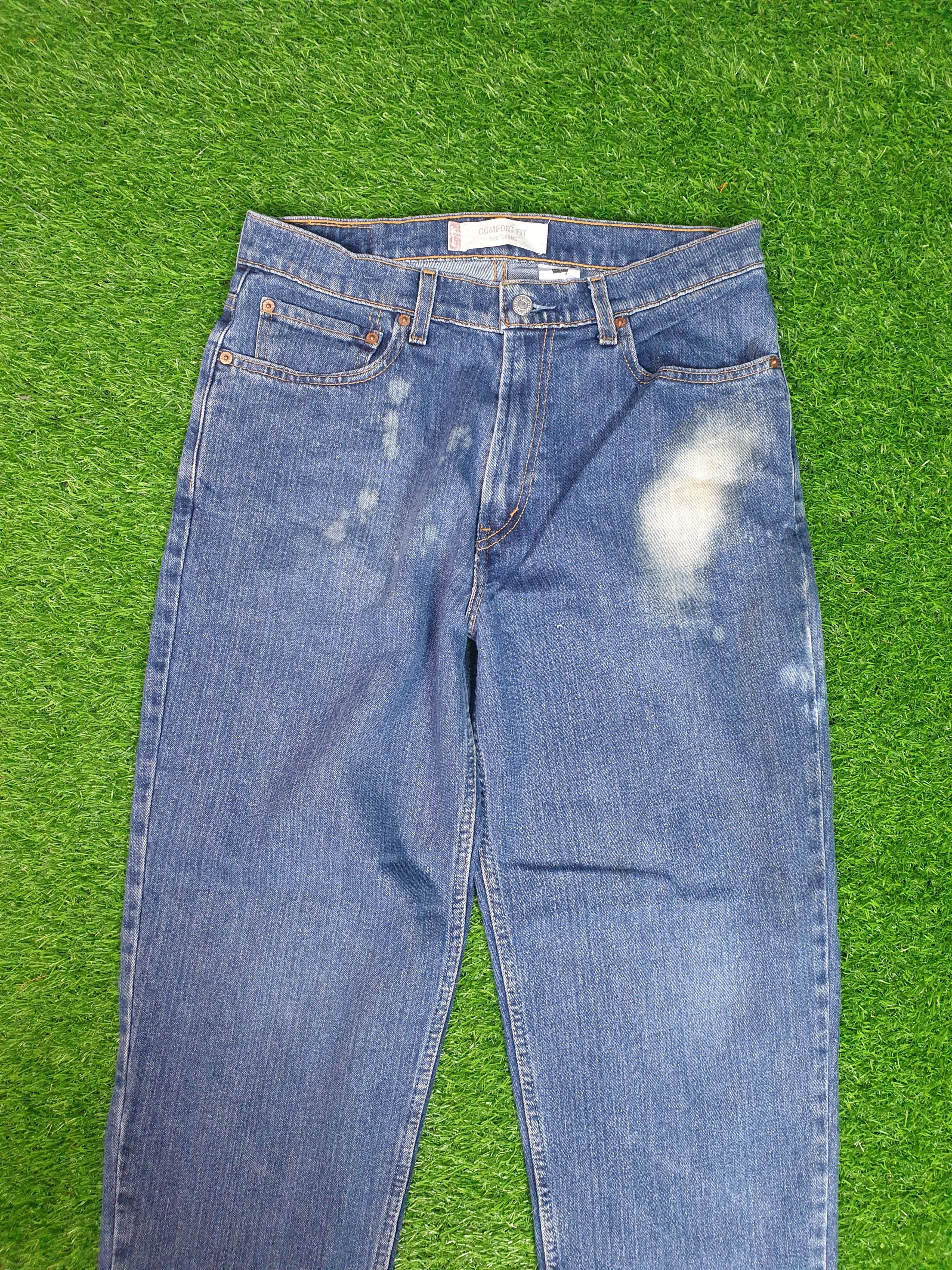 Levi's Vintage LEVIS 560 Bleach Distressed Size 33X29 Jeans L0117 Size US 32 / EU 48 - 3 Thumbnail