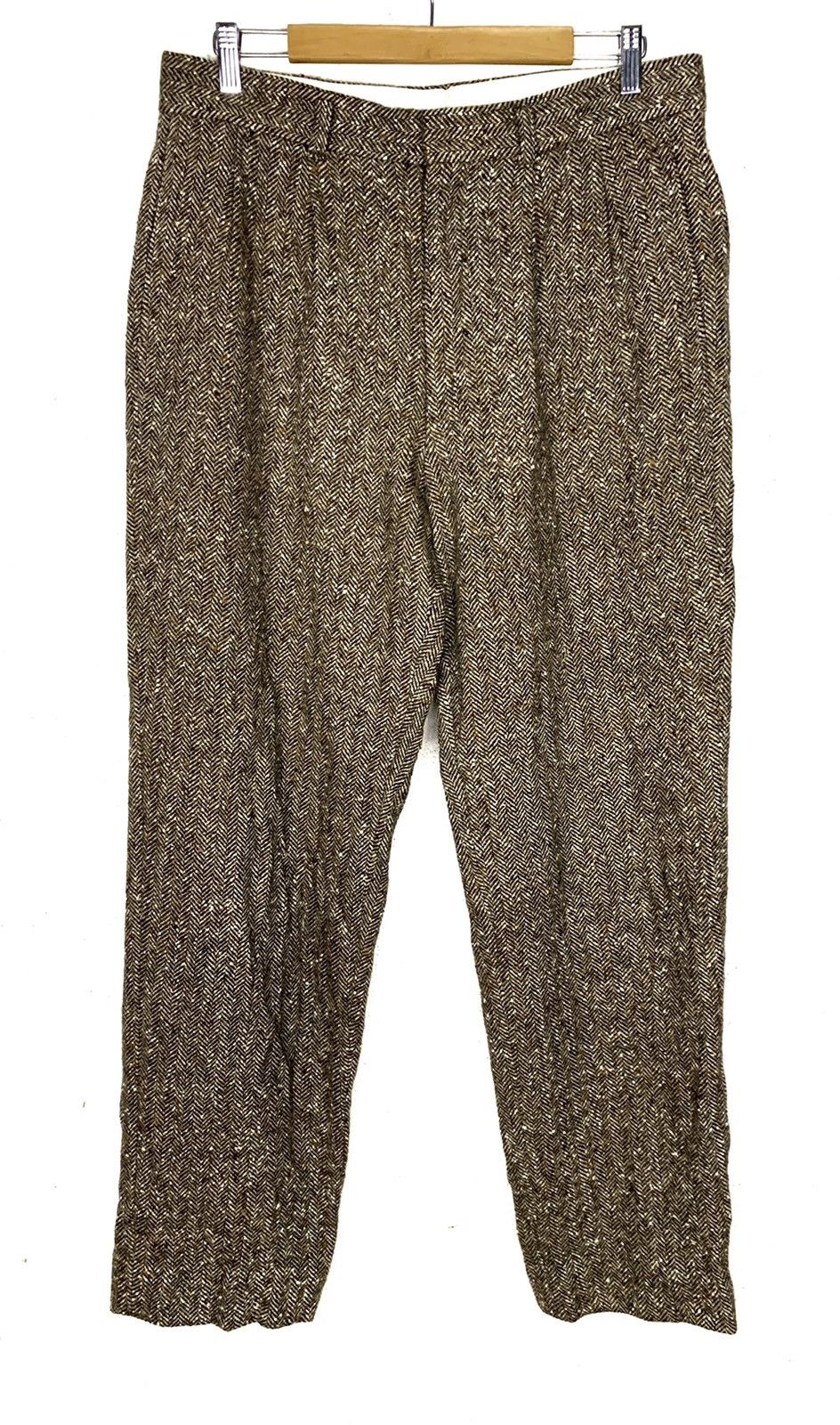 Chaps Ralph Lauren × Ralph Lauren 🔥 Chaps Ralph Lauren Vintage Wool Baggy Pants Size US 34 / EU 50 - 1 Thumbnail