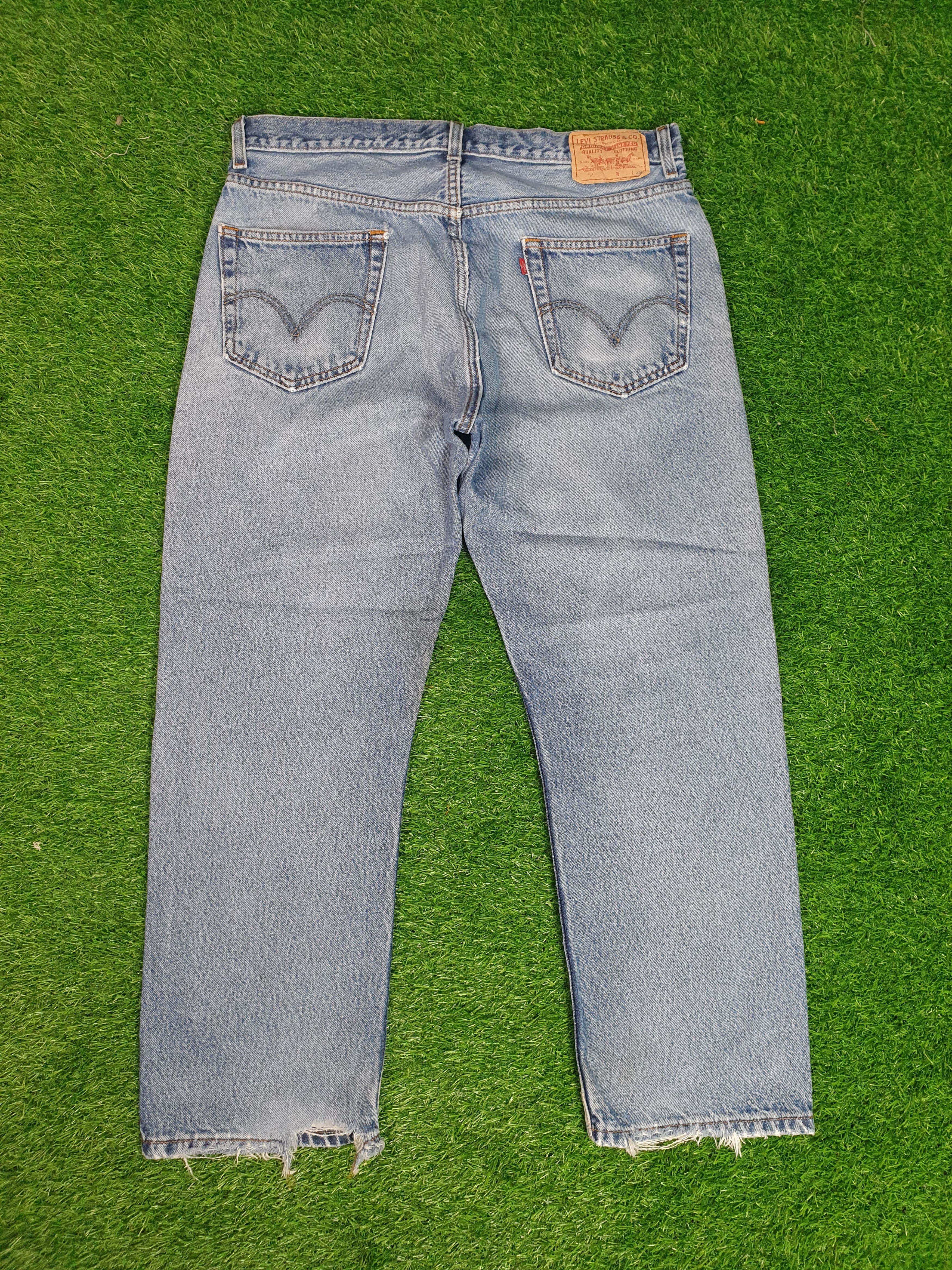 Levi's Vintage LEVIS 505 Faded Rusty Distressed 36X28 Jeans L0120 Size US 36 / EU 52 - 2 Thumbnail