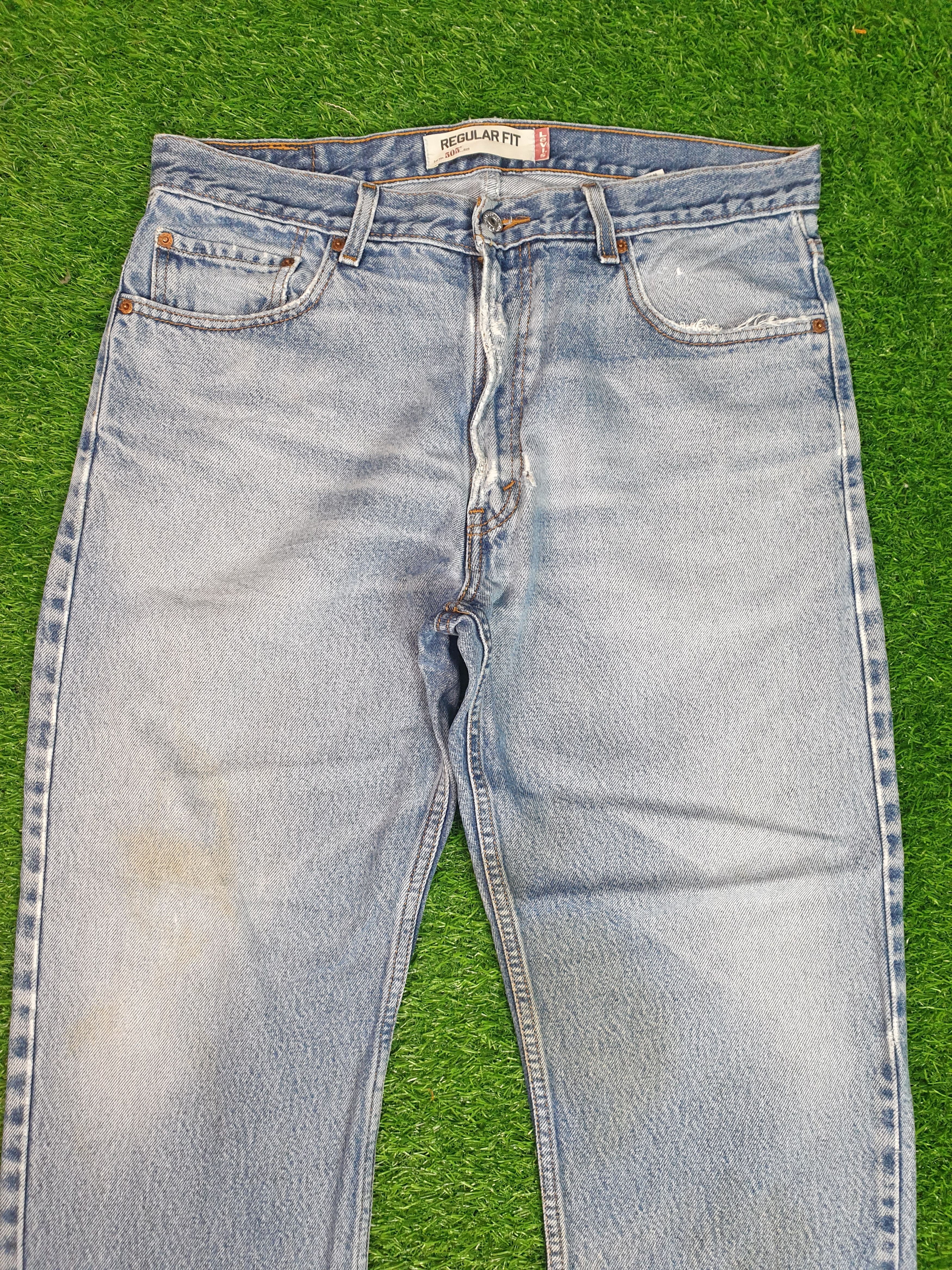 Levi's Vintage LEVIS 505 Faded Rusty Distressed 36X28 Jeans L0120 Size US 36 / EU 52 - 5 Thumbnail