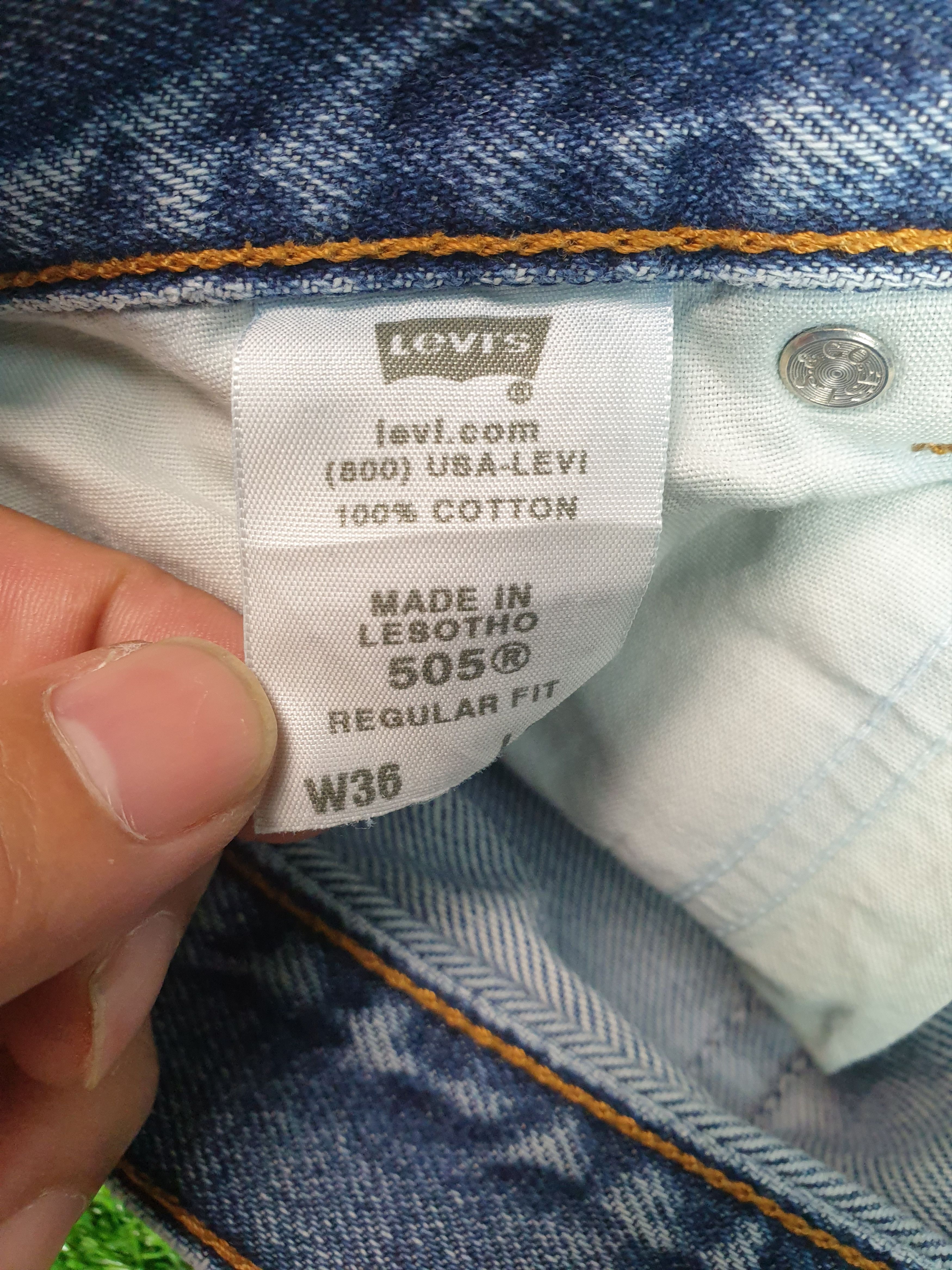 Levi's Vintage LEVIS 505 Faded Rusty Distressed 36X28 Jeans L0120 Size US 36 / EU 52 - 16 Thumbnail