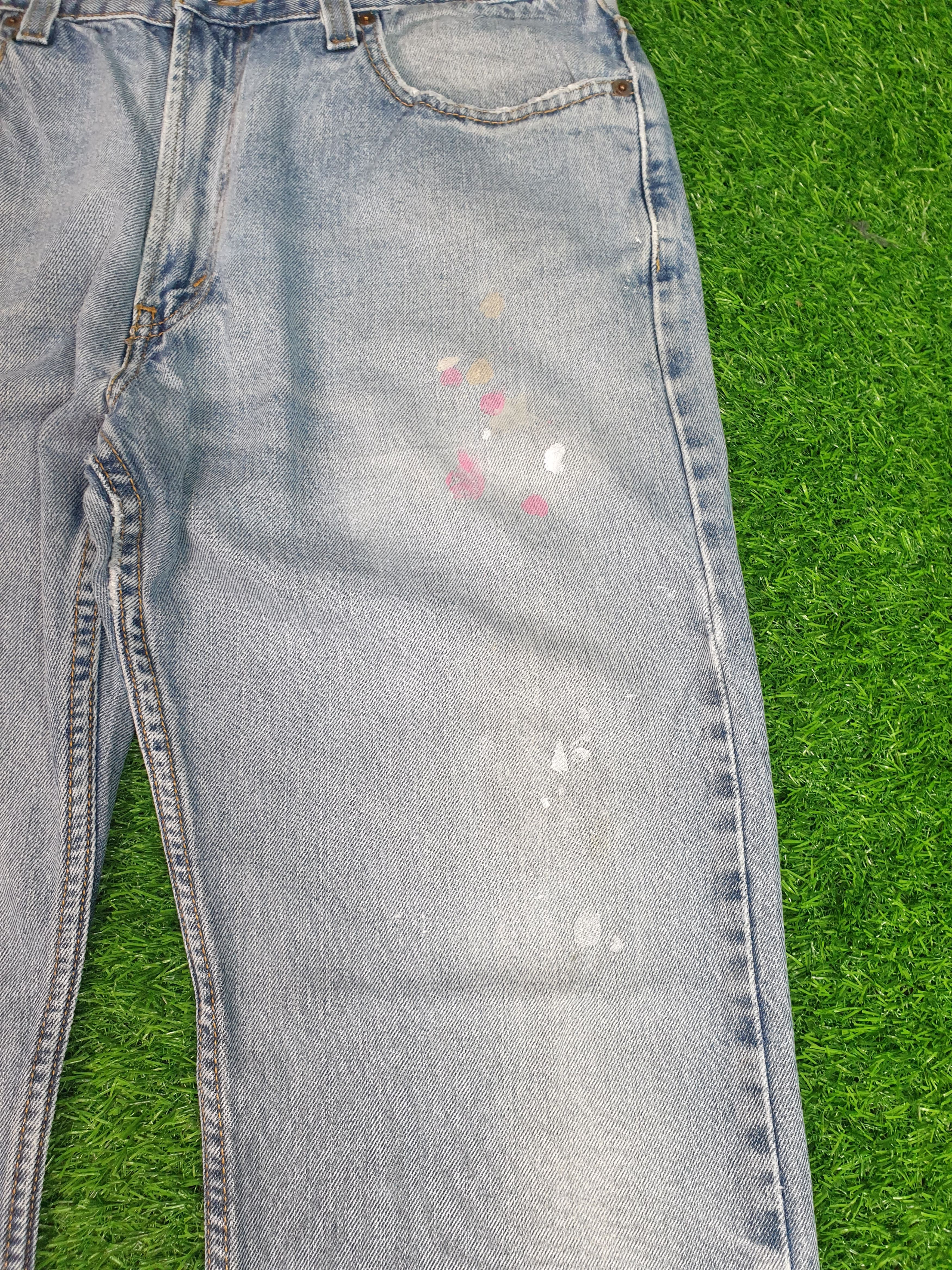 Levi's LEVIS 505 Light Wash Faded Distressed 34X32 Jeans L0123 Size US 34 / EU 50 - 4 Thumbnail