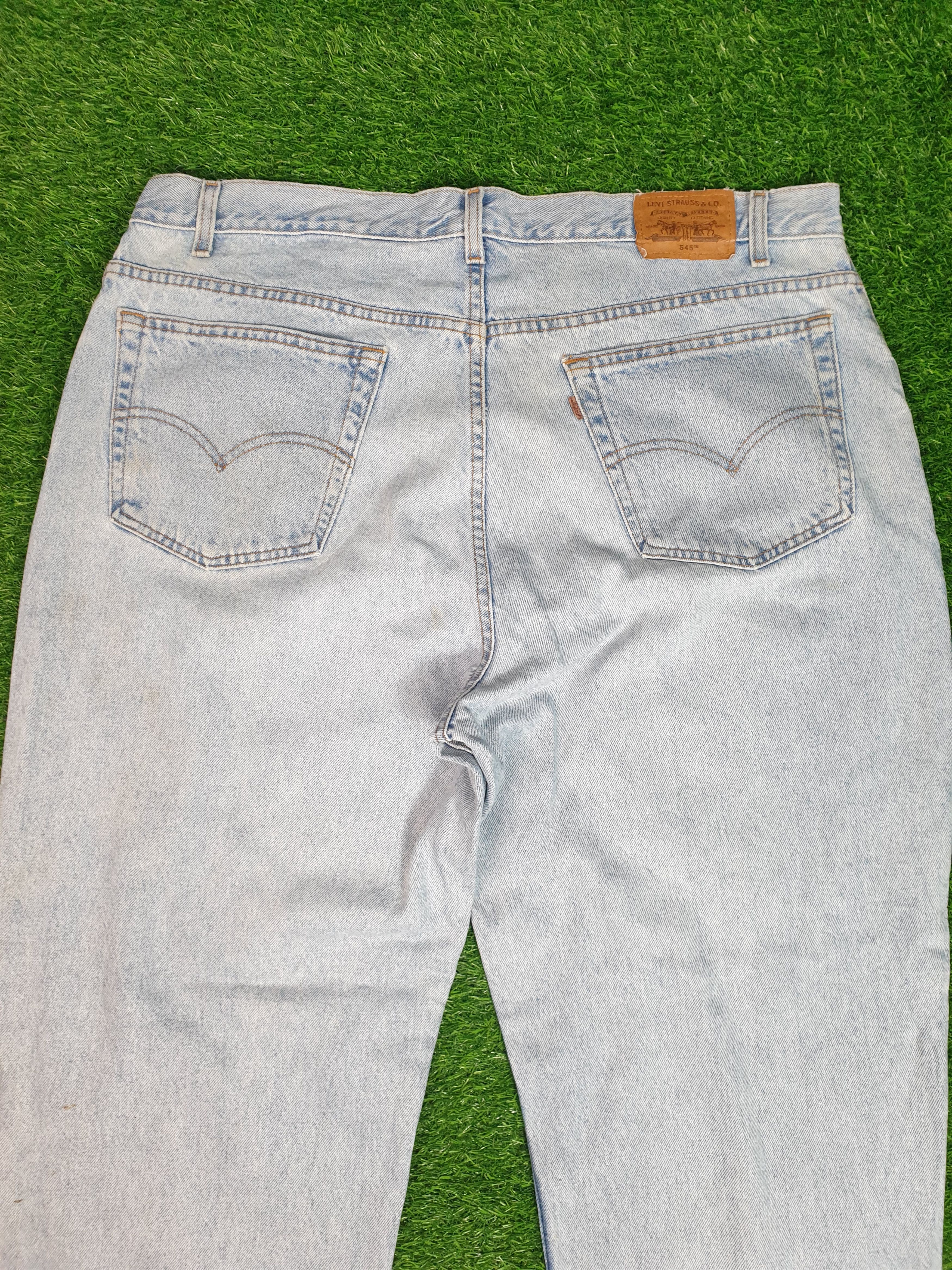 Levi's Vintage 90's LEVIS 545 Faded Light Blue 42X31 Jeans L0127 Size US 42 / EU 58 - 6 Thumbnail