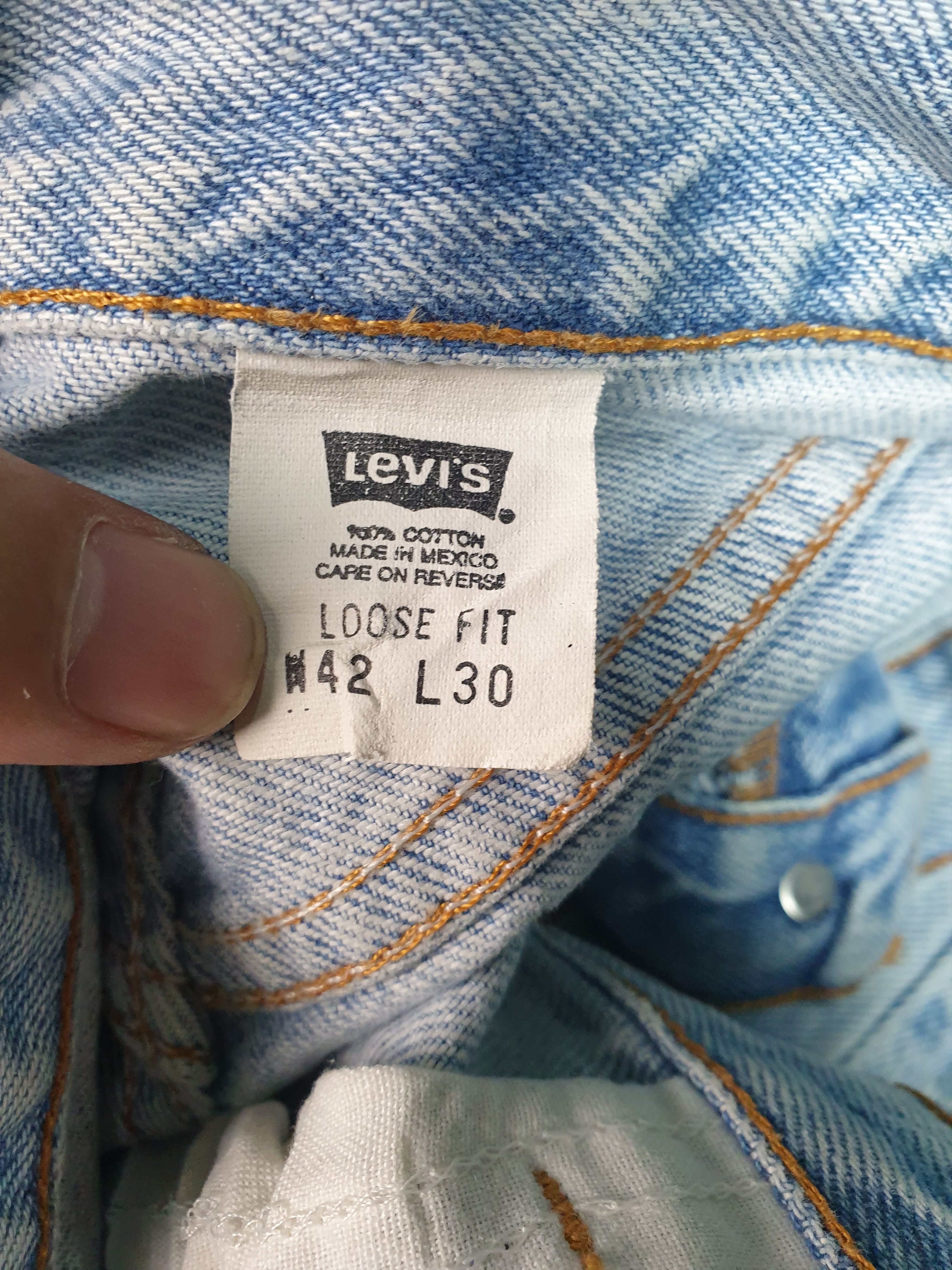 Levi's Vintage 90's LEVIS 545 Faded Light Blue 42X31 Jeans L0127 Size US 42 / EU 58 - 11 Thumbnail