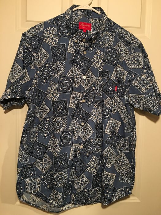 anyone have a w2c for this supreme shirt? 15ss bandana button up. :  r/FashionReps