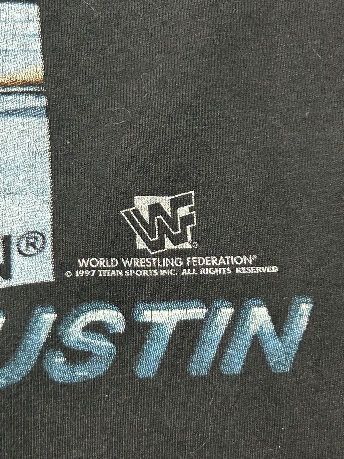 Vintage × WWF Stone cold Steve Austin Bret hart T-shirt 1997 Wwf Size US XXL / EU 58 / 5 - 4 Thumbnail
