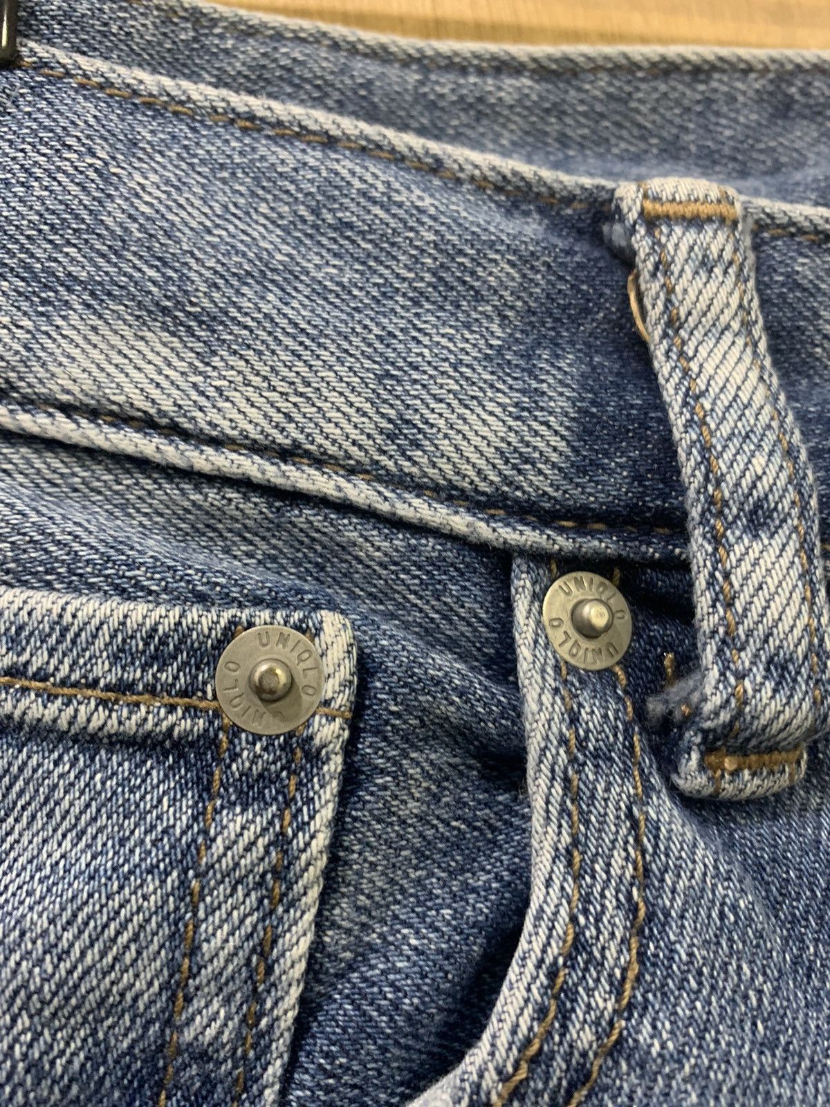 Japanese Brand × Undercover × Uniqlo UNIQLO UNDERCOVER INSPIRED STONEWASH DISTRESSED DENIM JEANS Size US 33 - 10 Thumbnail