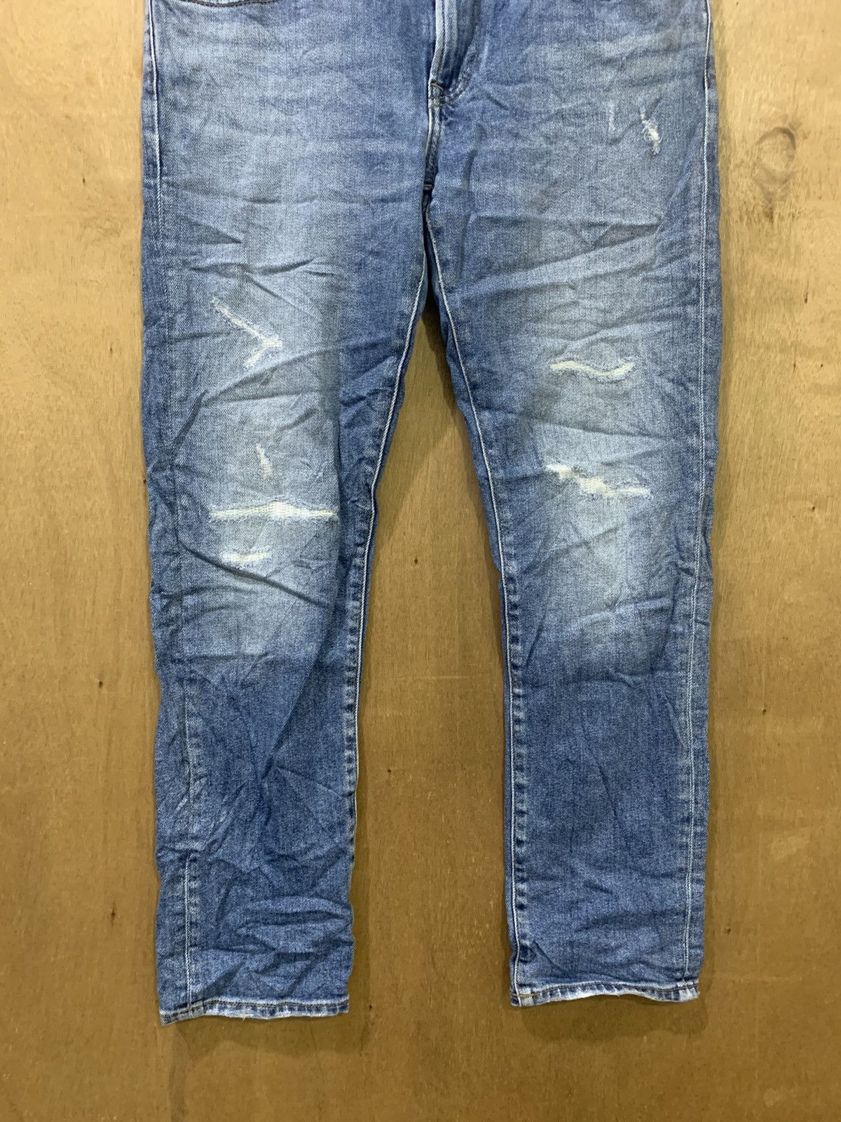 Japanese Brand × Undercover × Uniqlo UNIQLO UNDERCOVER INSPIRED STONEWASH DISTRESSED DENIM JEANS Size US 33 - 5 Thumbnail