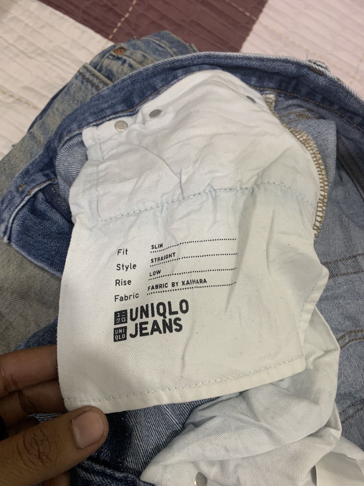 Japanese Brand × Undercover × Uniqlo UNIQLO UNDERCOVER INSPIRED STONEWASH DISTRESSED DENIM JEANS Size US 33 - 20 Thumbnail