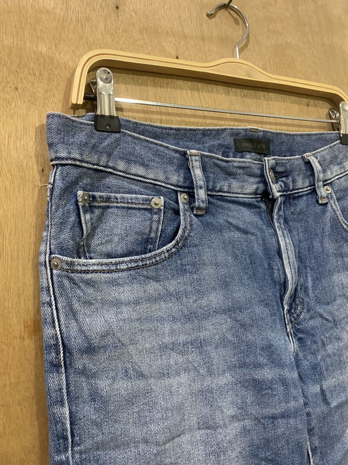 Japanese Brand × Undercover × Uniqlo UNIQLO UNDERCOVER INSPIRED STONEWASH DISTRESSED DENIM JEANS Size US 33 - 6 Thumbnail