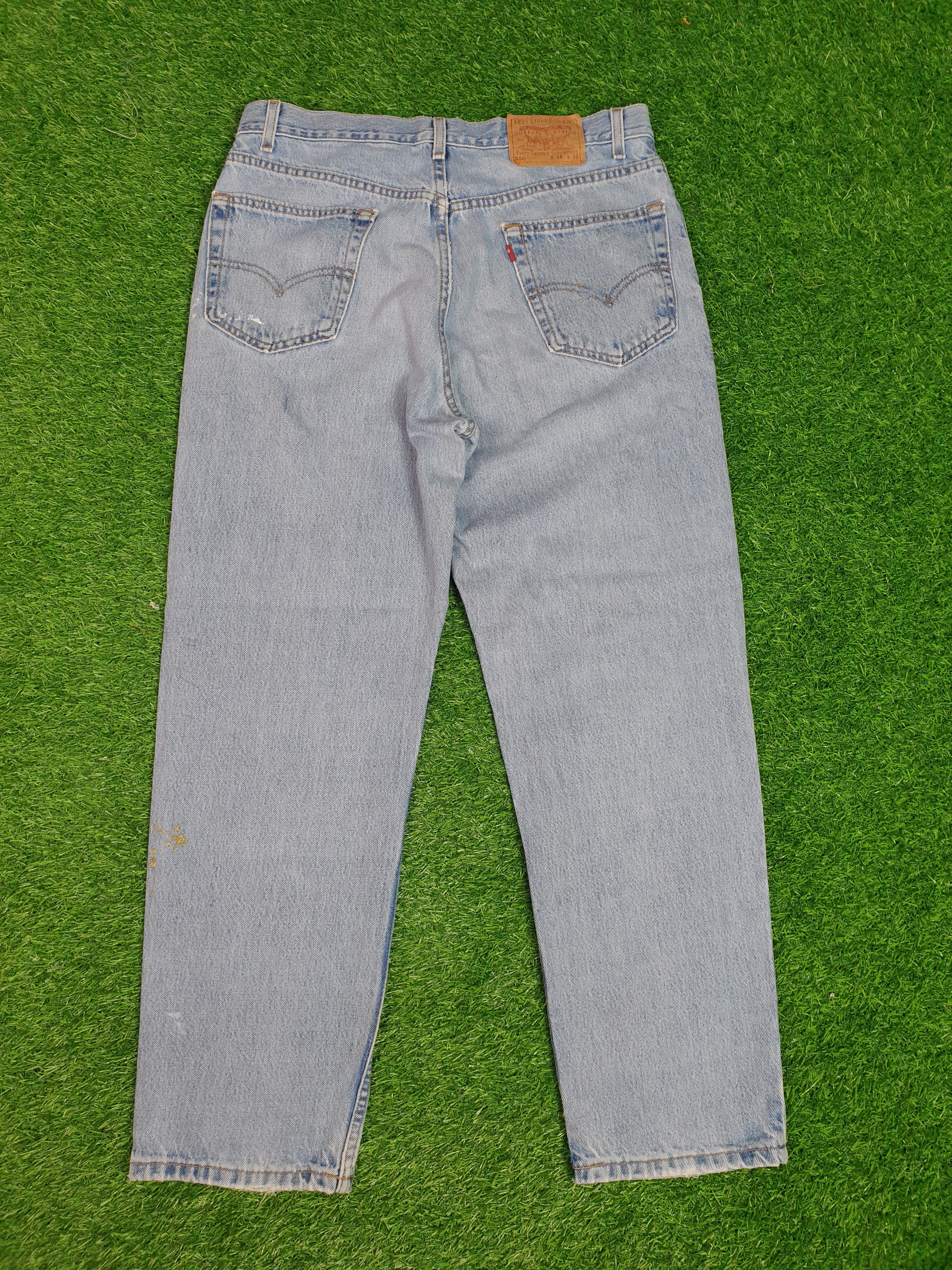 Levi's Vintage 90's LEVIS 550 Light Wash Faded 36X30 Jeans L0132 Size US 36 / EU 52 - 2 Thumbnail