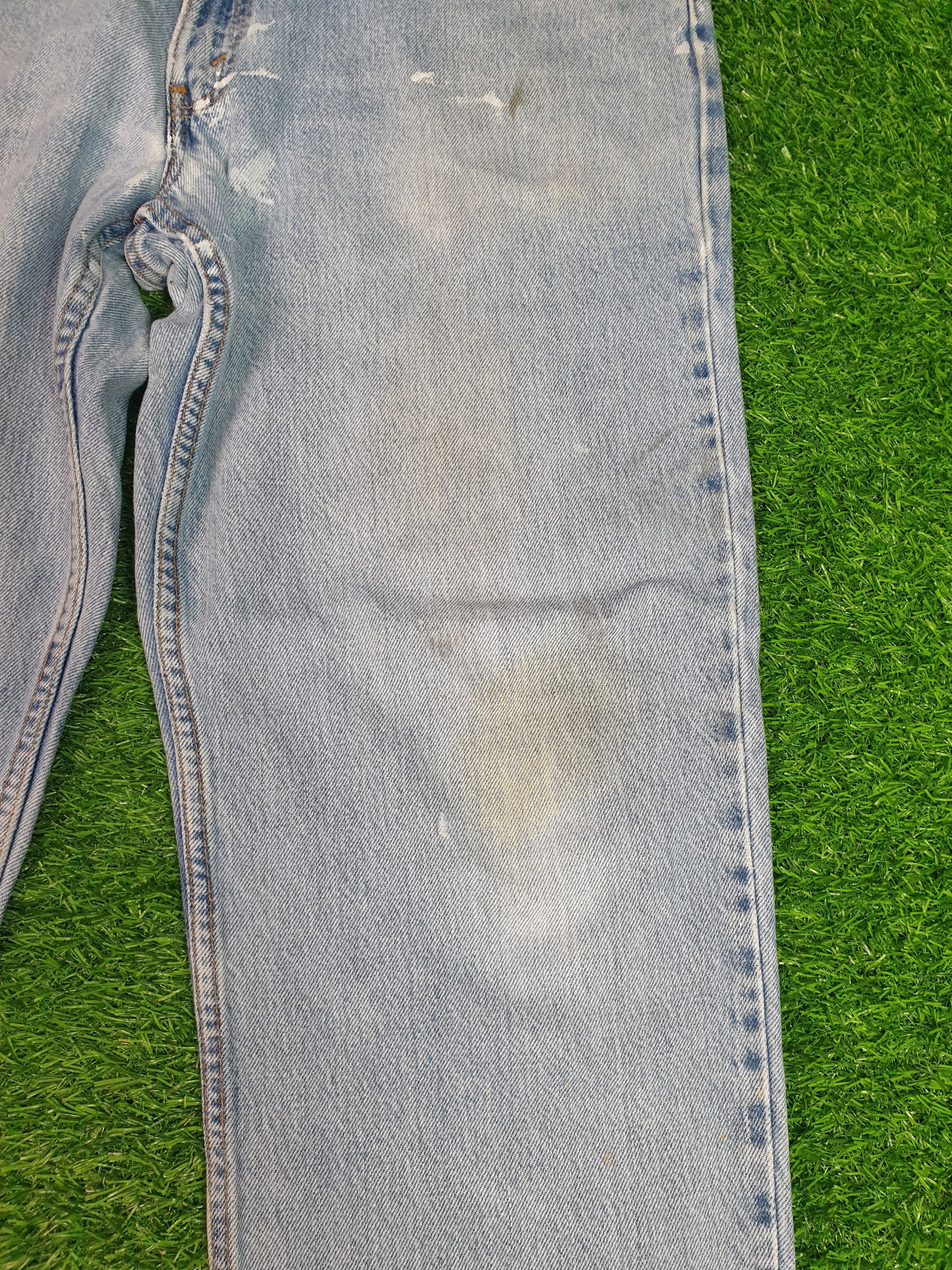 Levi's Vintage 90's LEVIS 550 Light Wash Faded 36X30 Jeans L0132 Size US 36 / EU 52 - 3 Thumbnail