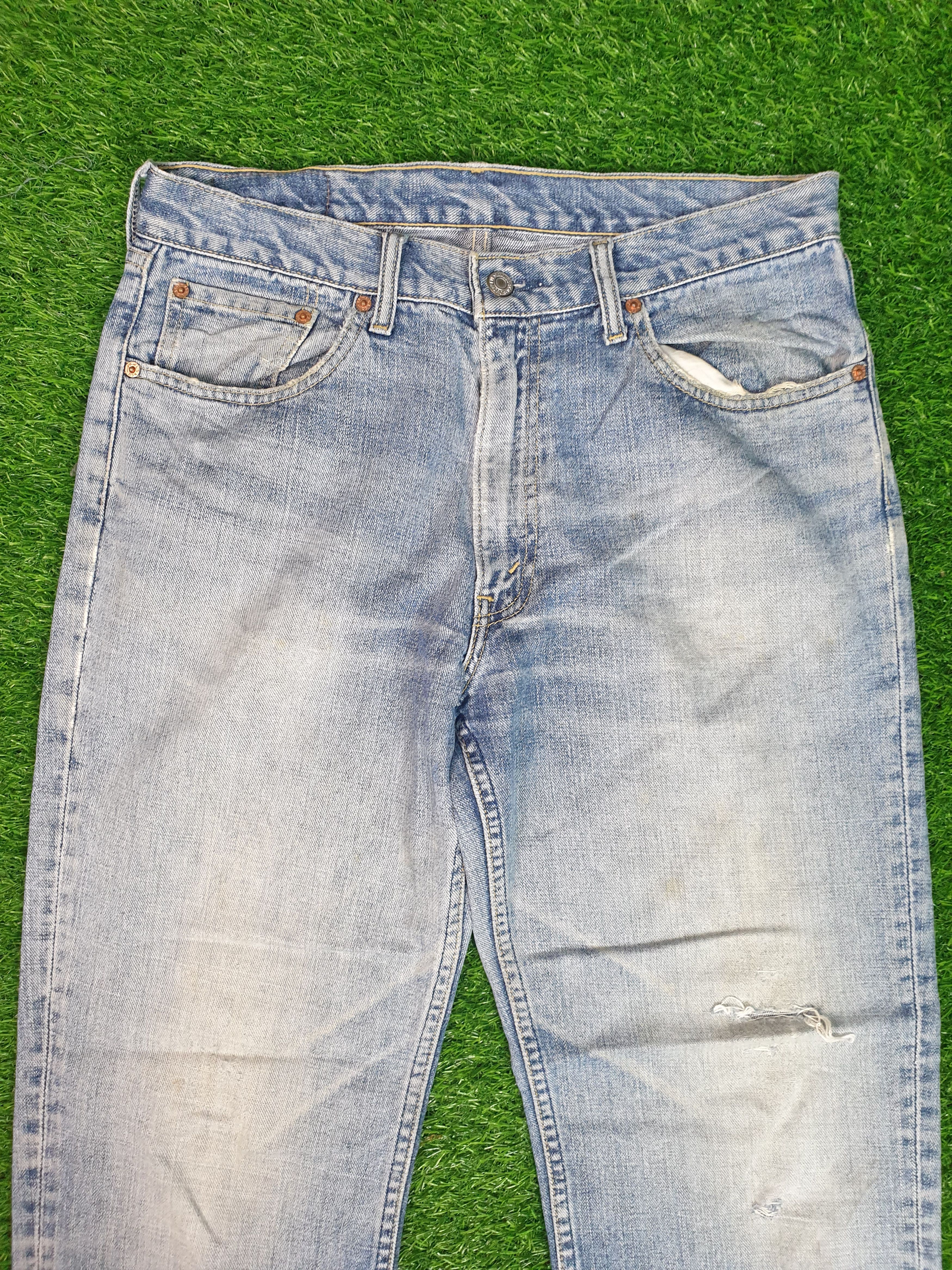 Levi's LEVIS 533 Sun Faded Distressed Size 33X31 Jeans L0119 Size US 33 - 6 Thumbnail