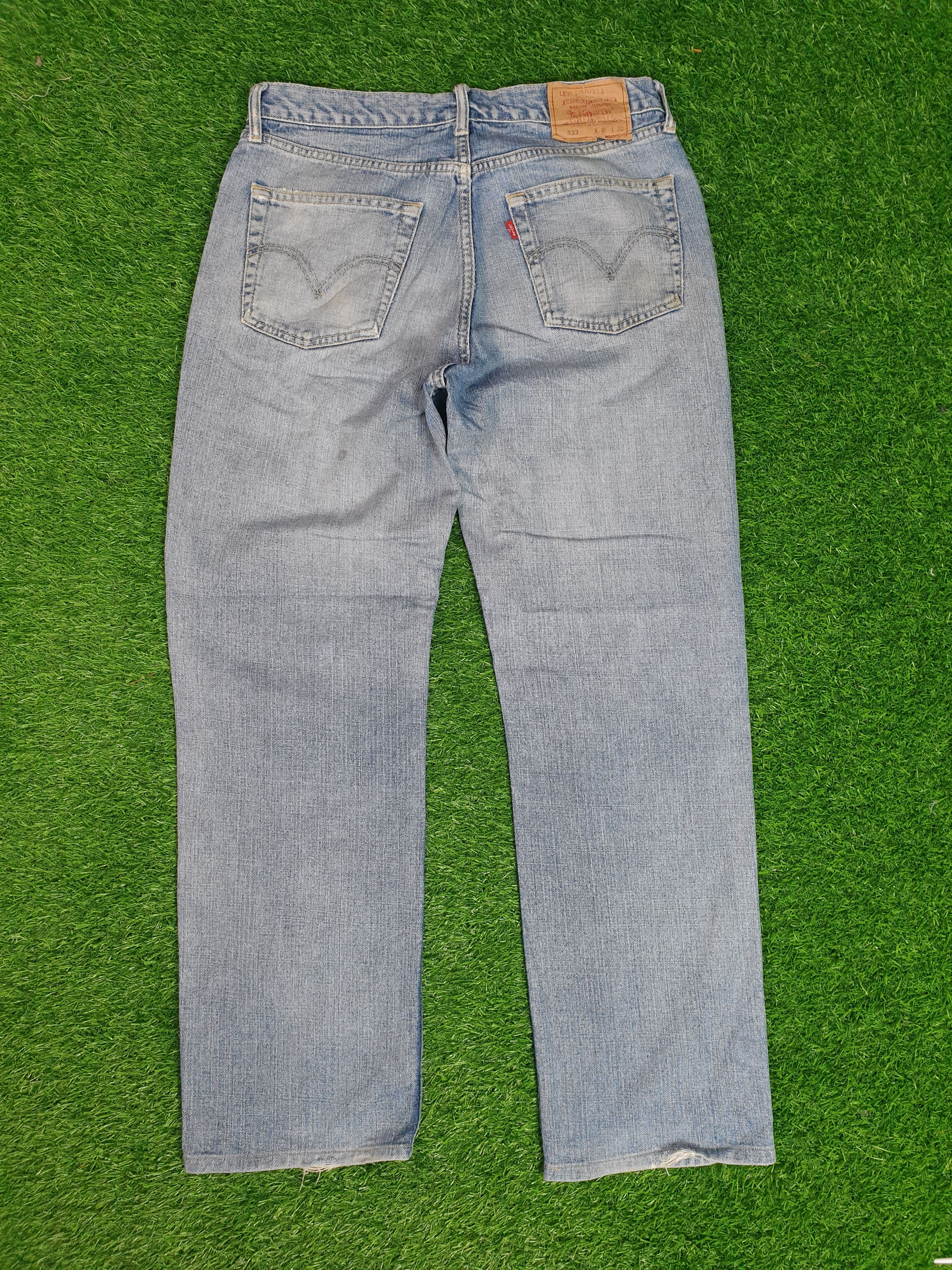 Levi's LEVIS 533 Sun Faded Distressed Size 33X31 Jeans L0119 Size US 33 - 2 Thumbnail