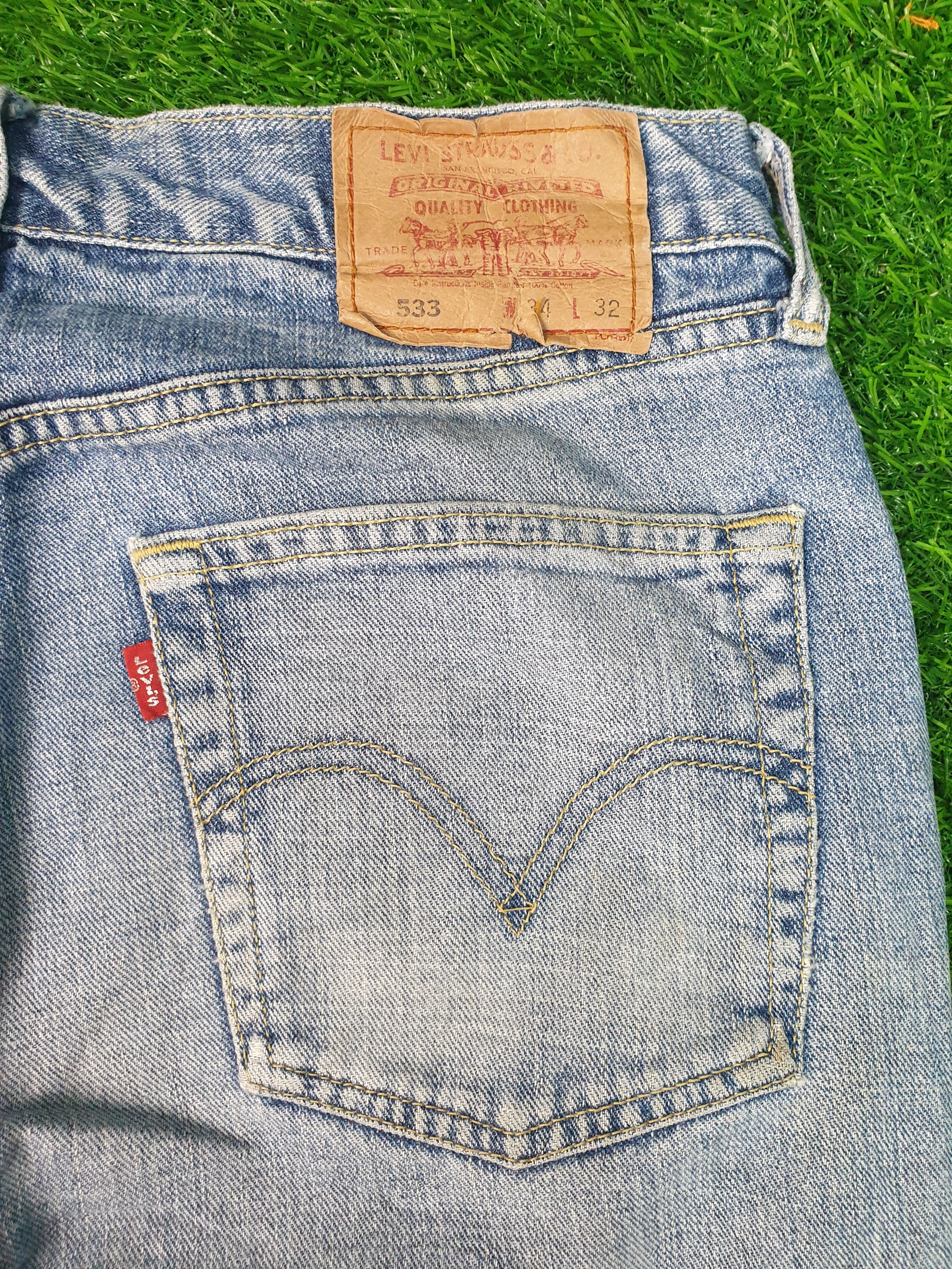 Levi's LEVIS 533 Sun Faded Distressed Size 33X31 Jeans L0119 Size US 33 - 10 Thumbnail