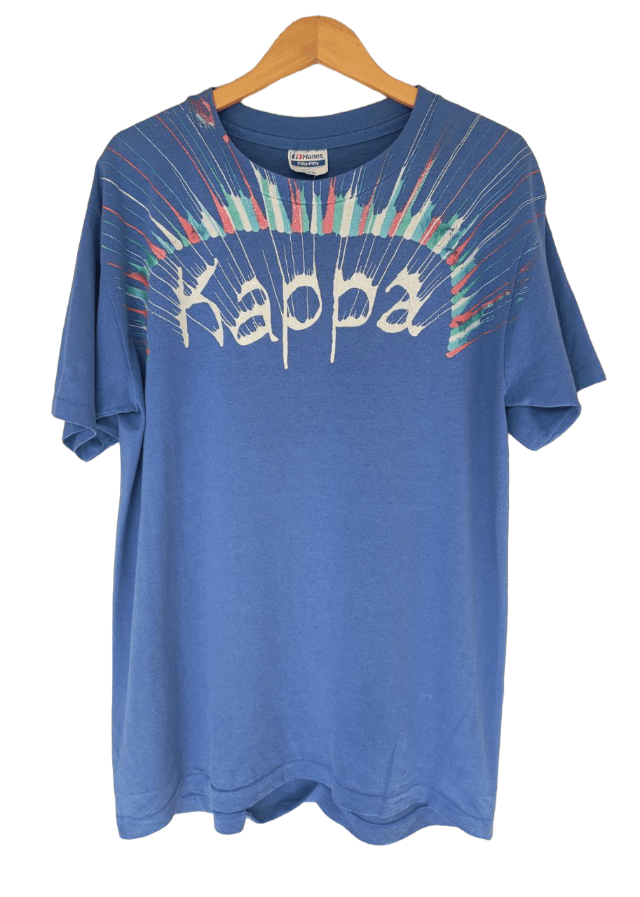Vintage ❎ 80s Vintage Kappa T, Hanes Tag Size US M / EU 48-50 / 2 - 1 Thumbnail