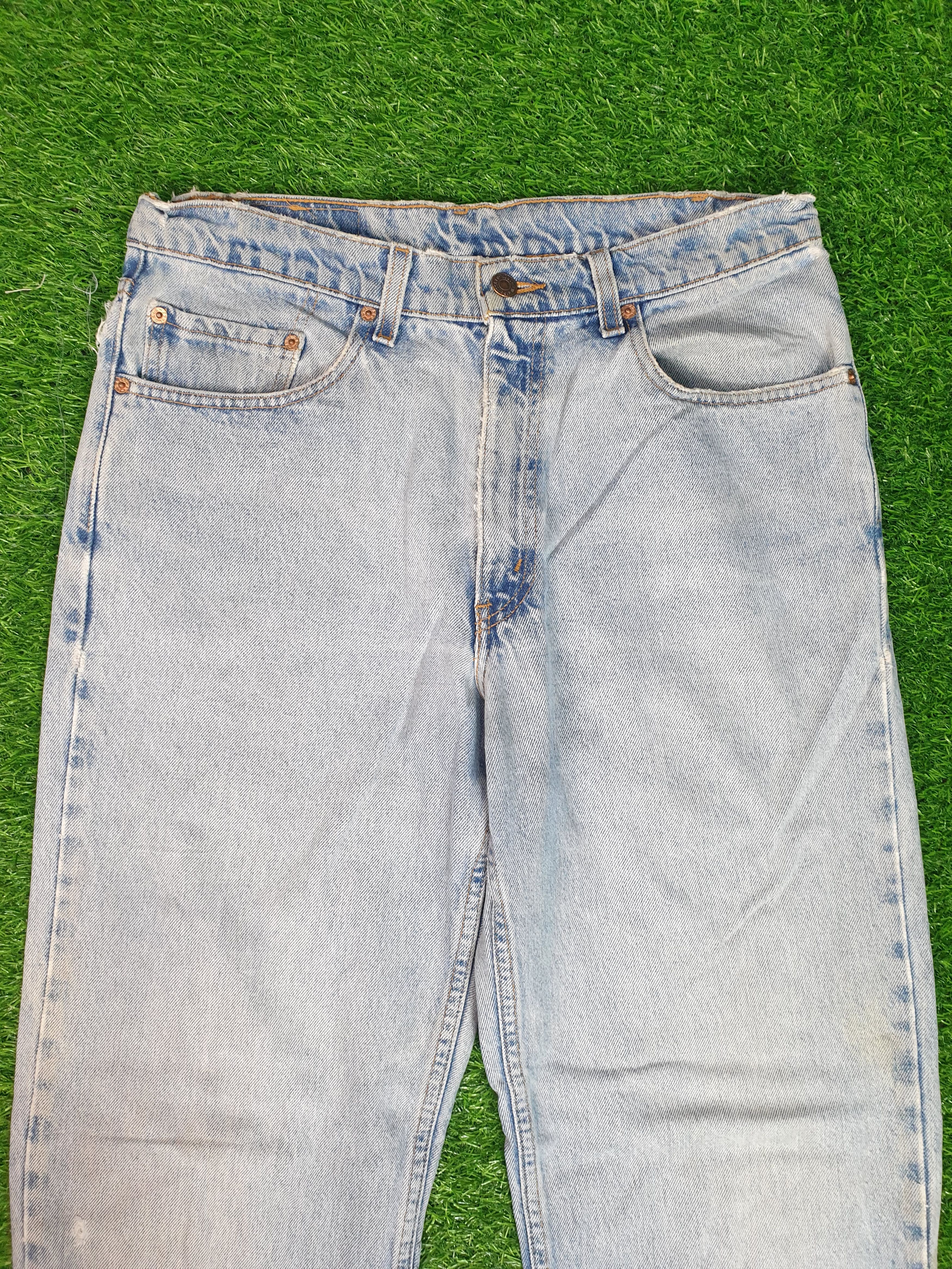 Levi's Vintage LEVIS 550 Light Wash Faded Size 33X33.5 Jeans L0156 Size US 33 - 5 Thumbnail
