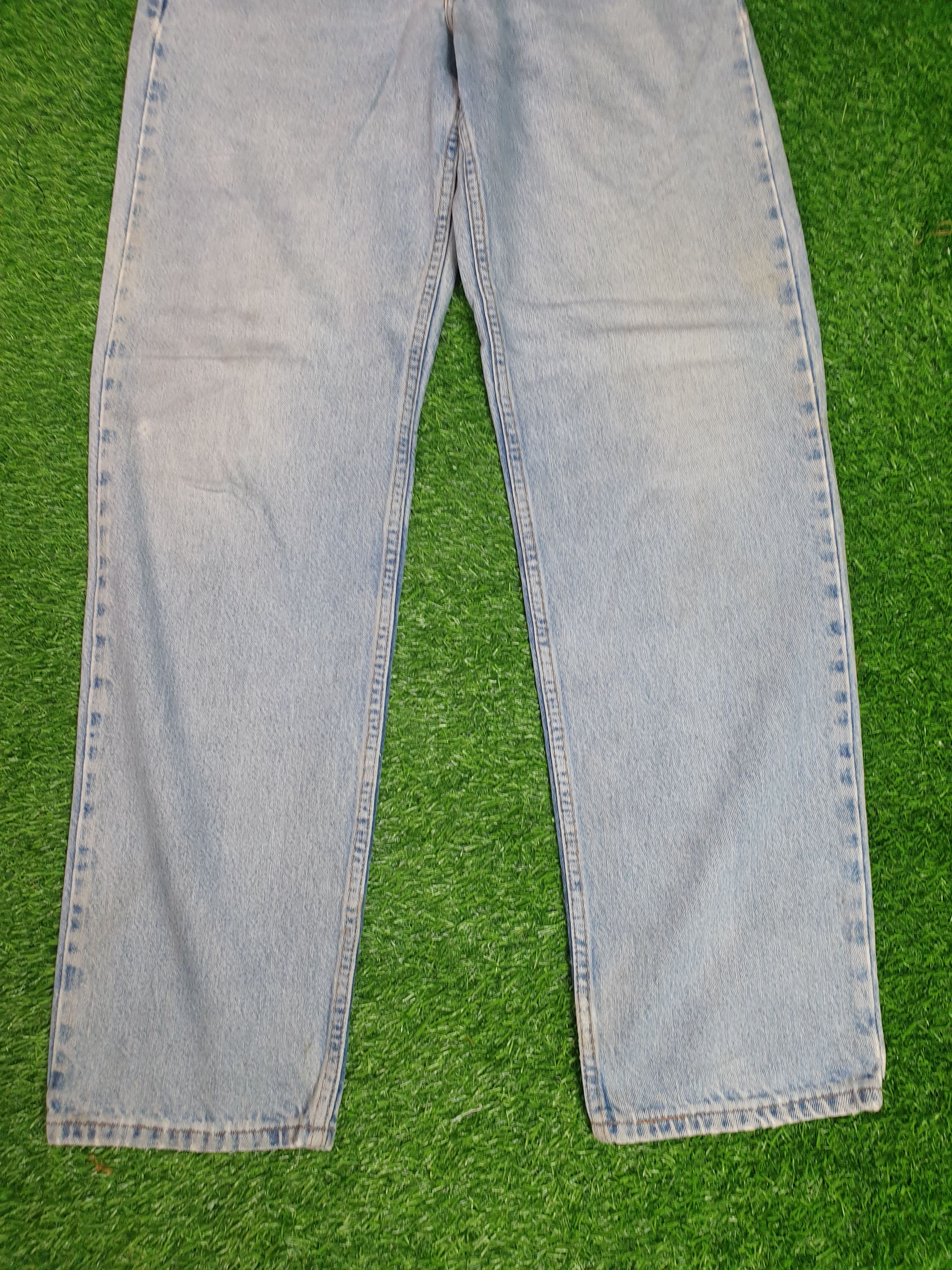 Levi's Vintage LEVIS 550 Light Wash Faded Size 33X33.5 Jeans L0156 Size US 33 - 3 Thumbnail