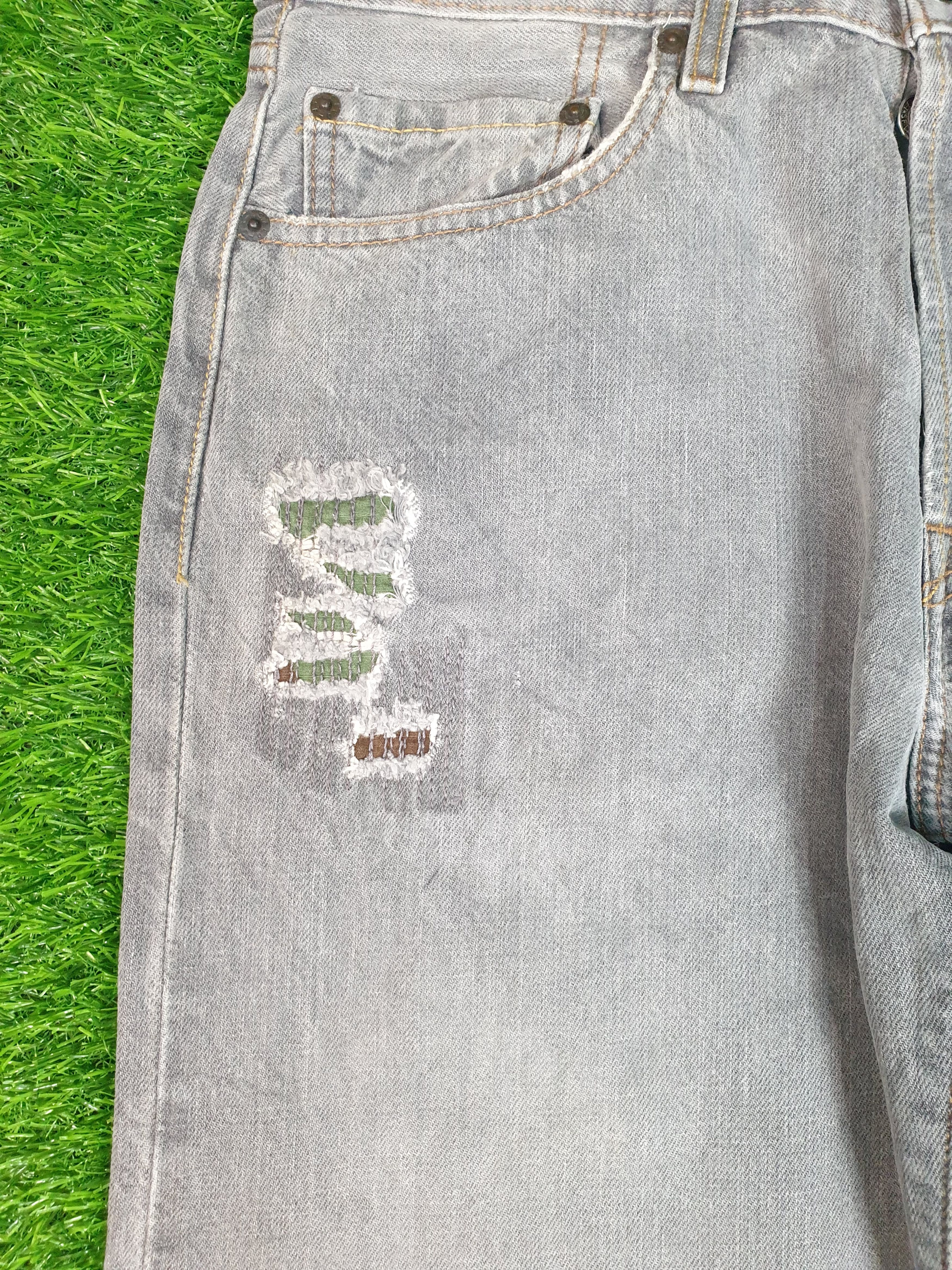 Levi's Vintage LEVIS 501 Patchwork Faded Black 32X24 Jeans L0151 Size US 32 / EU 48 - 6 Thumbnail