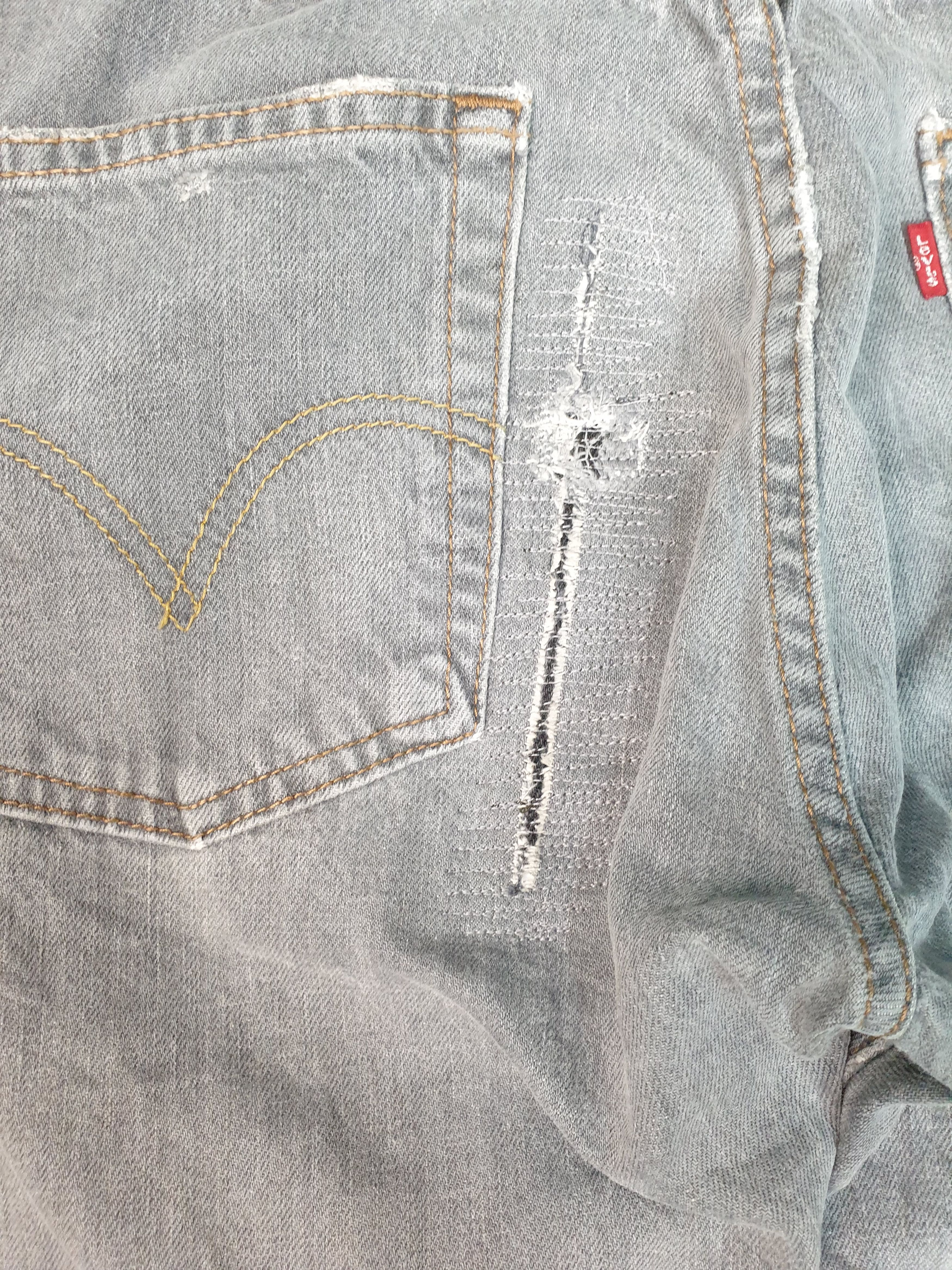 Levi's Vintage LEVIS 501 Patchwork Faded Black 32X24 Jeans L0151 Size US 32 / EU 48 - 10 Thumbnail