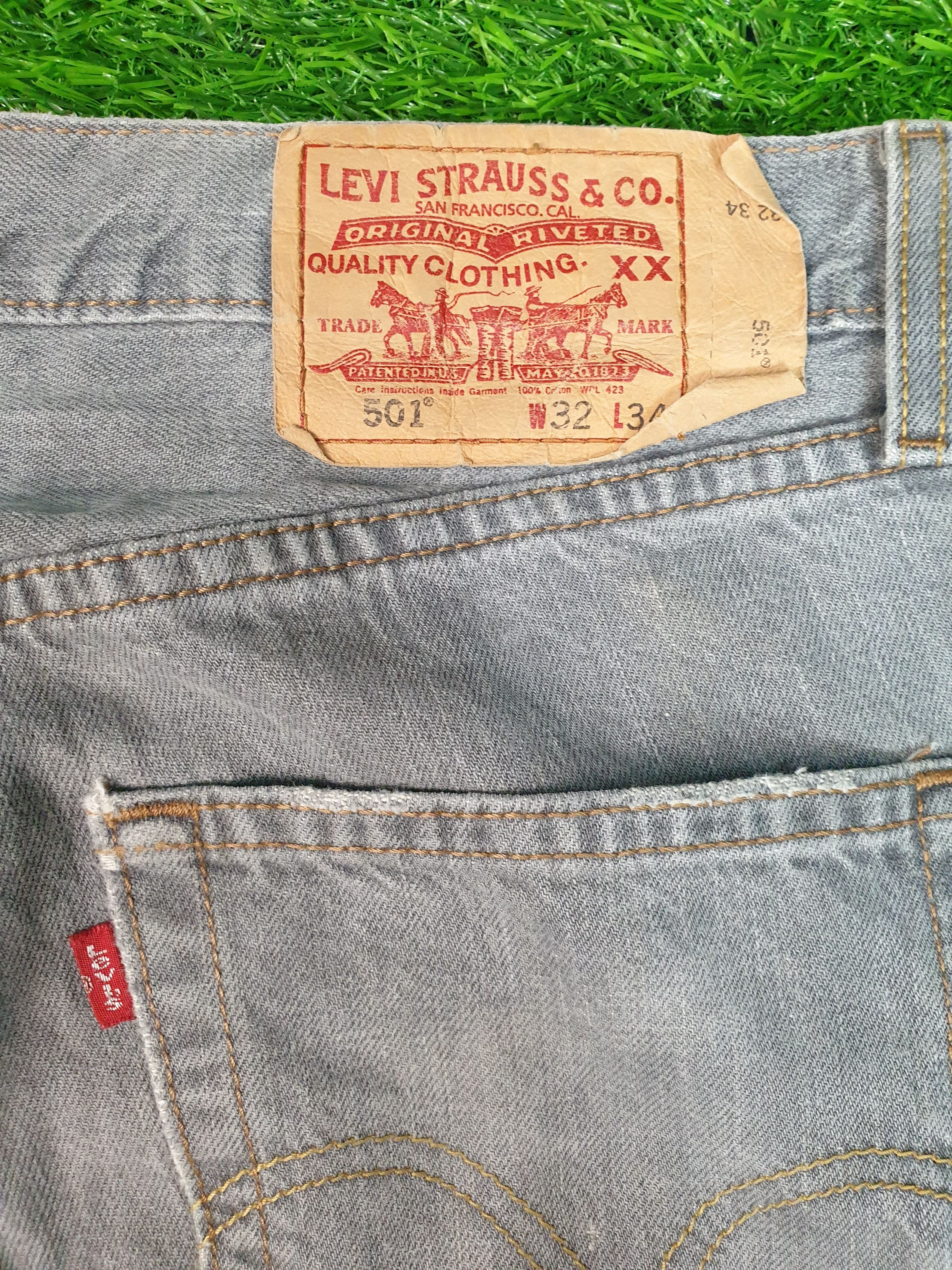 Levi's Vintage LEVIS 501 Patchwork Faded Black 32X24 Jeans L0151 Size US 32 / EU 48 - 12 Thumbnail