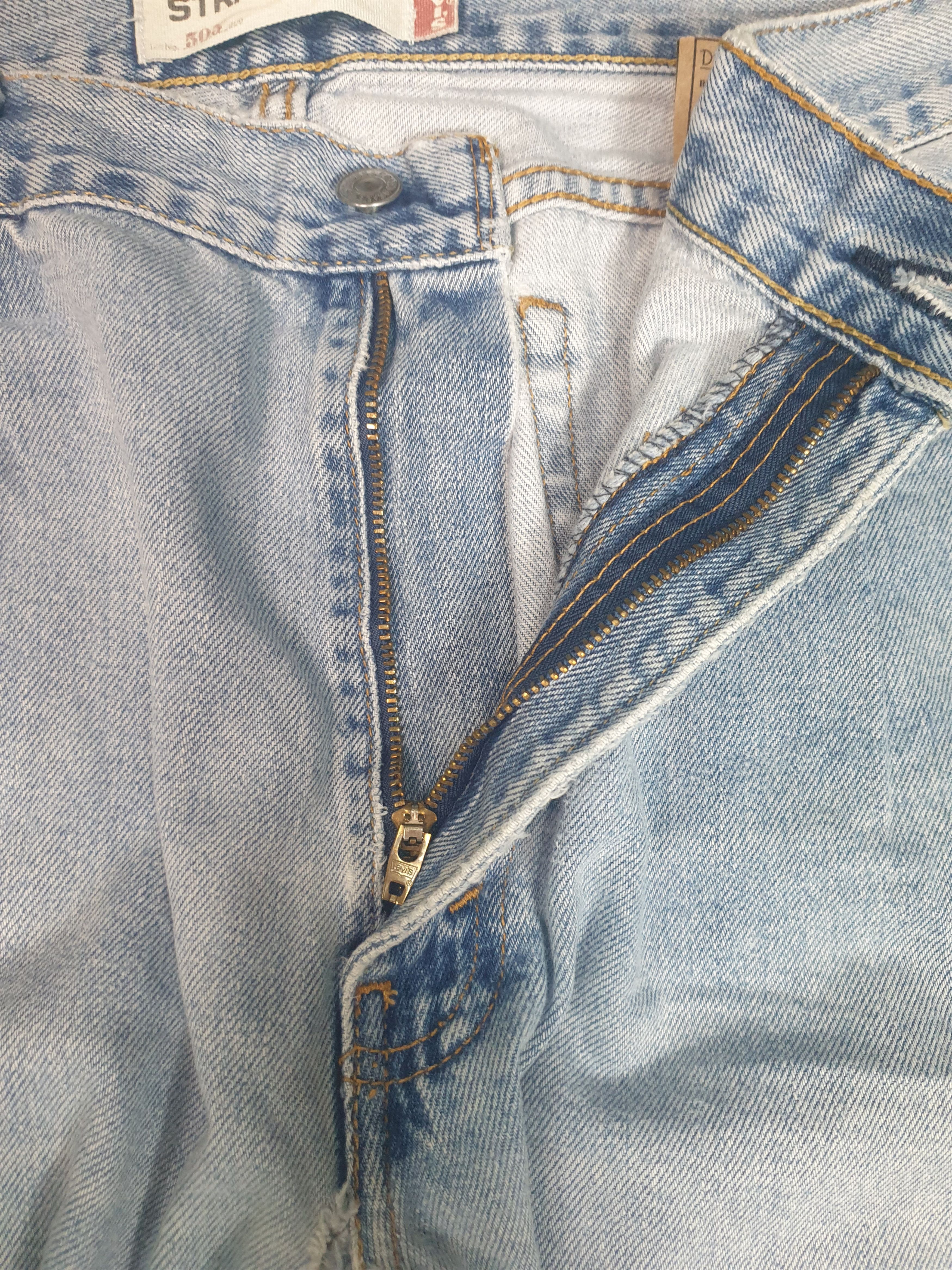 Levi's Vintage LEVIS 505 Sun Faded Light Blue Size 36X31 L0078 Size US 36 / EU 52 - 7 Thumbnail