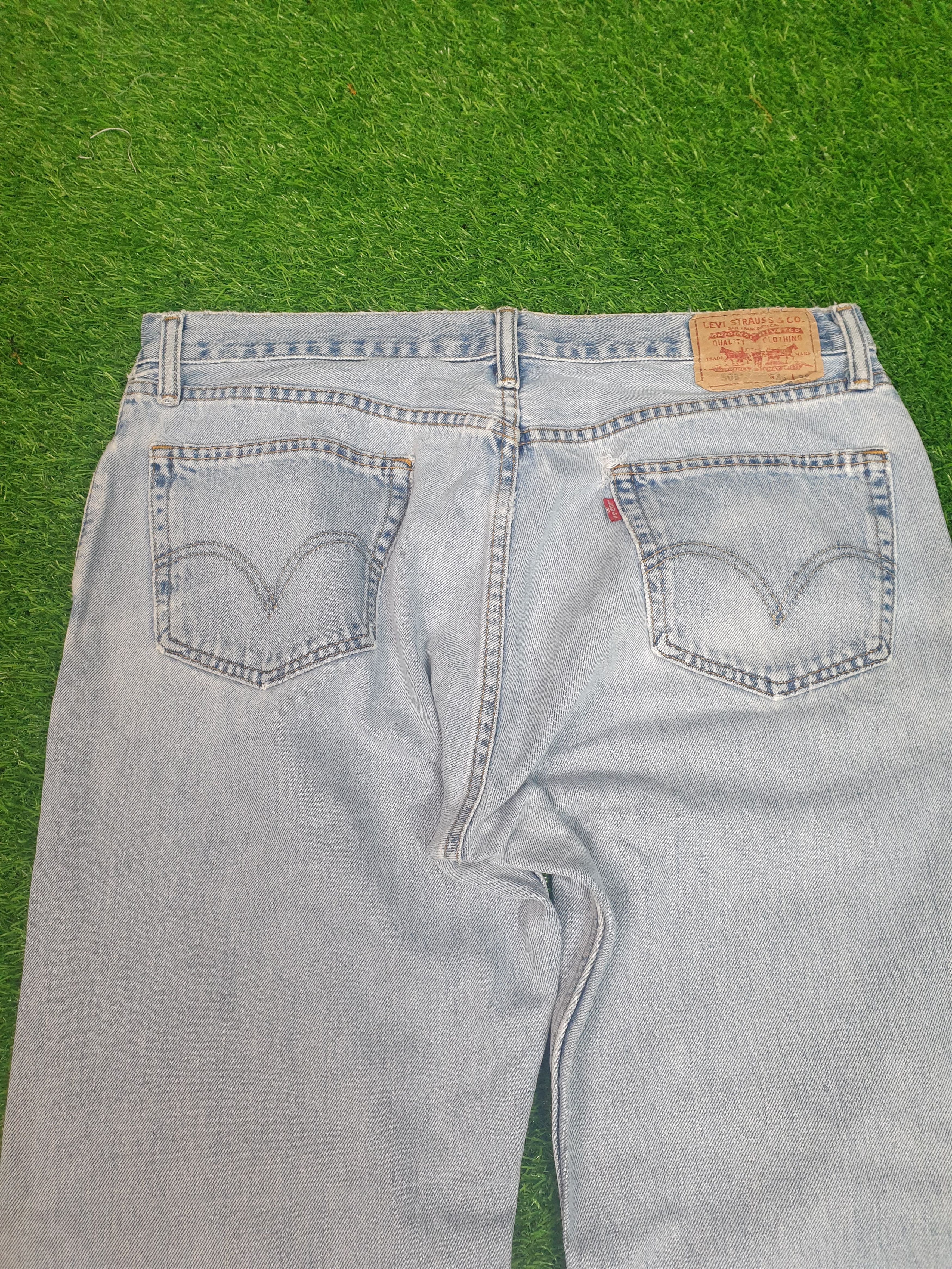 Levi's Vintage LEVIS 505 Sun Faded Light Blue Size 36X31 L0078 Size US 36 / EU 52 - 5 Thumbnail
