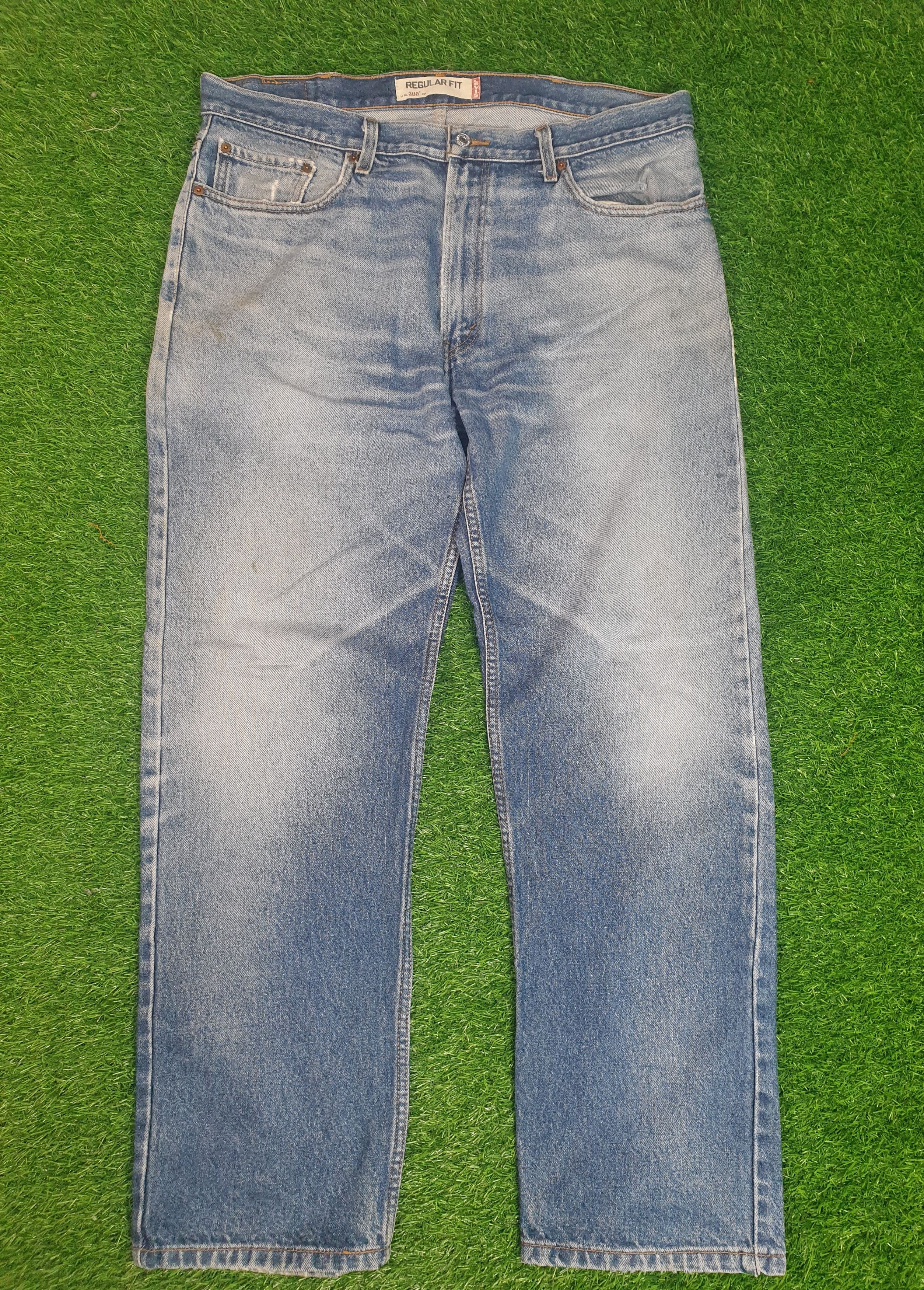 Levi's LEVIS 505 Sun Faded Distressed Size 38X31 Jeans L0183 Size US 38 / EU 54 - 1 Thumbnail