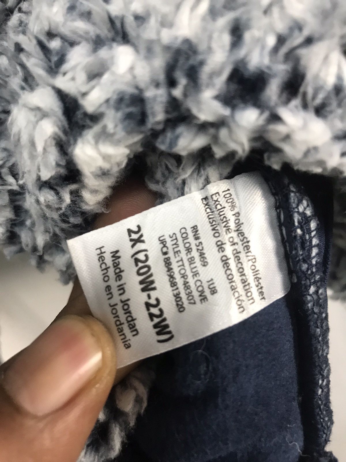 Other Time and tru half zipper deep pile fleece beggie jacket Size US L / EU 52-54 / 3 - 3 Thumbnail