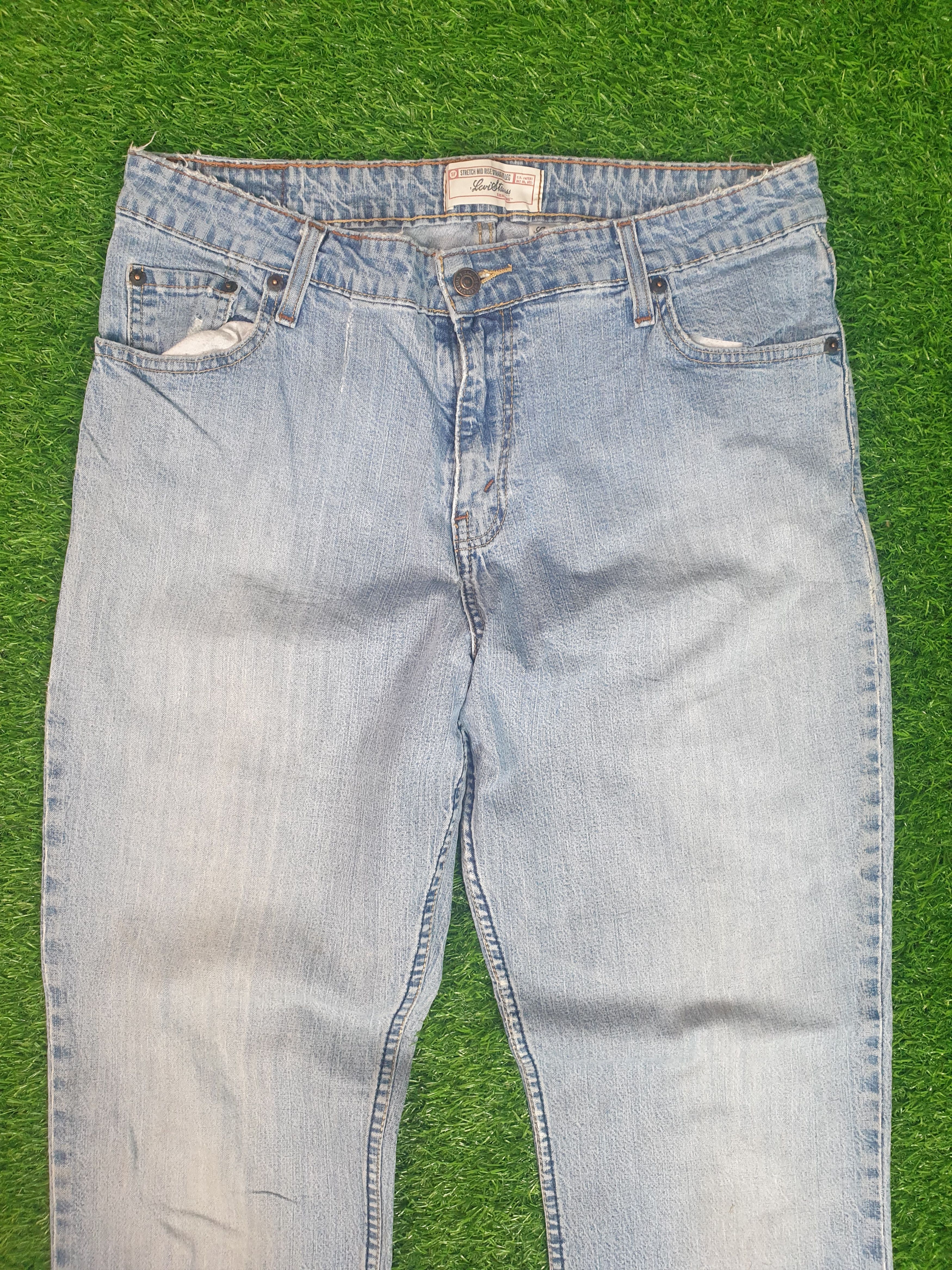 Levi's LEVIS SIGNATURE Sun Faded Distressed Size 35X31Jeans L0184 Size US 35 - 5 Thumbnail