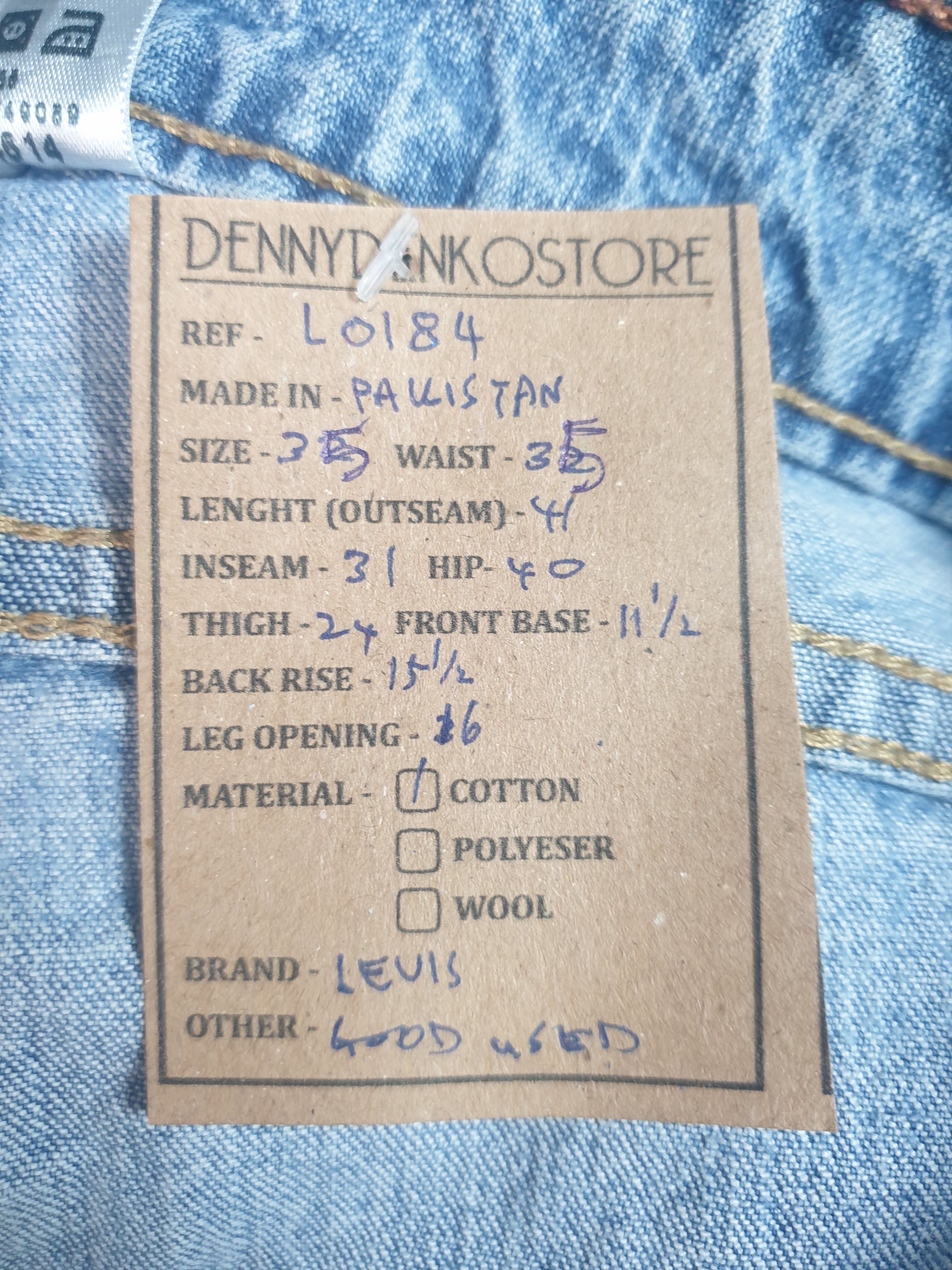 Levi's LEVIS SIGNATURE Sun Faded Distressed Size 35X31Jeans L0184 Size US 35 - 15 Thumbnail