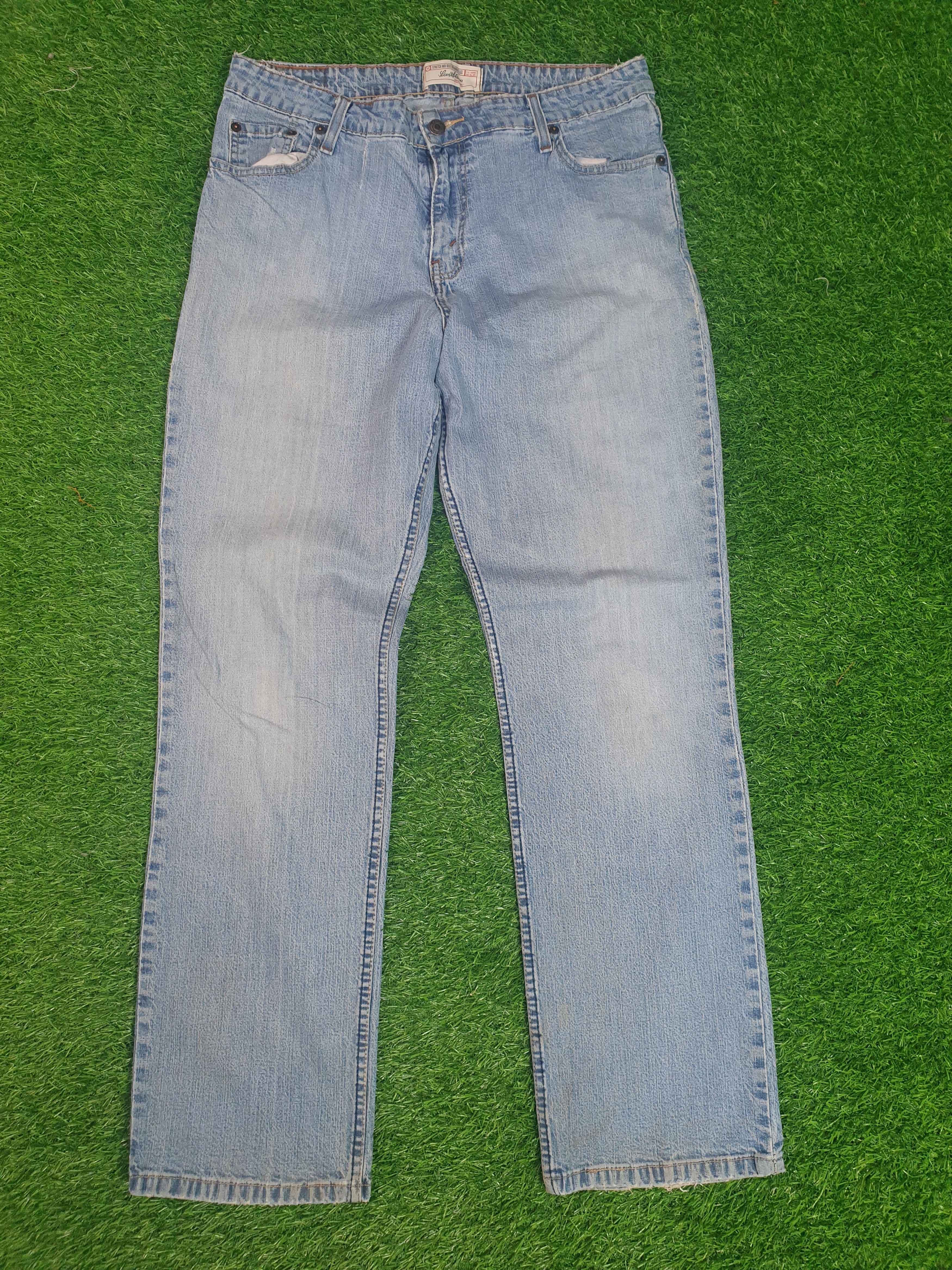 Levi's LEVIS SIGNATURE Sun Faded Distressed Size 35X31Jeans L0184 Size US 35 - 1 Thumbnail