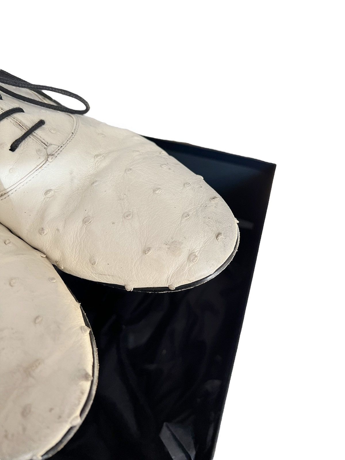 Saint Laurent Paris Ostrich Skin Lace Up Derby Size US 10 / EU 43 - 12 Thumbnail