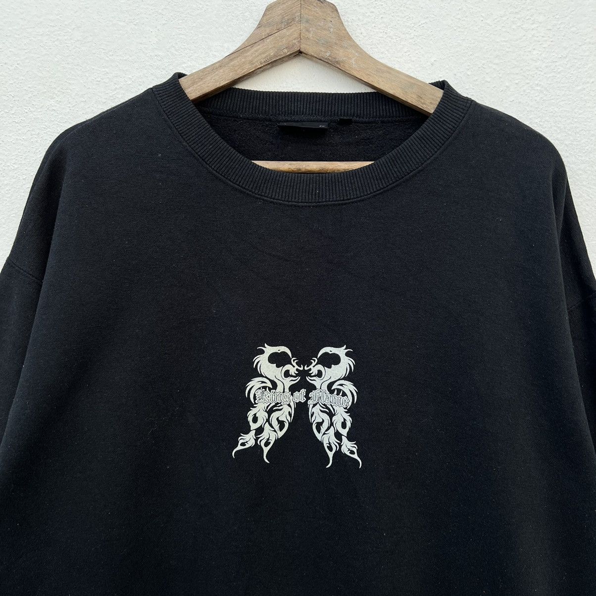 Japanese Brand KING OF FLAME BIG LOGO INSPIRED BY CHROME HEARTS STYLE Size US L / EU 52-54 / 3 - 7 Thumbnail