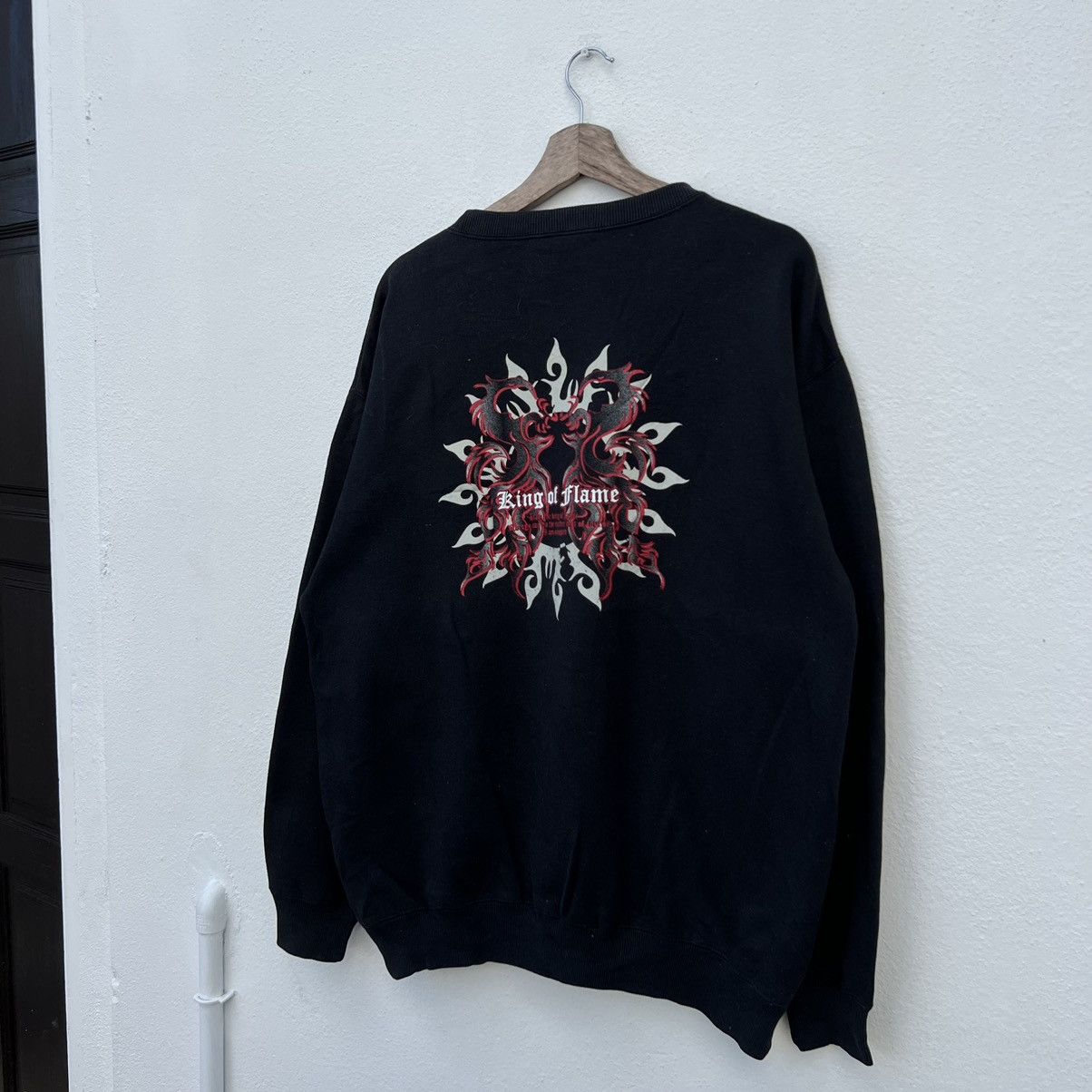 Japanese Brand KING OF FLAME BIG LOGO INSPIRED BY CHROME HEARTS STYLE Size US L / EU 52-54 / 3 - 2 Thumbnail
